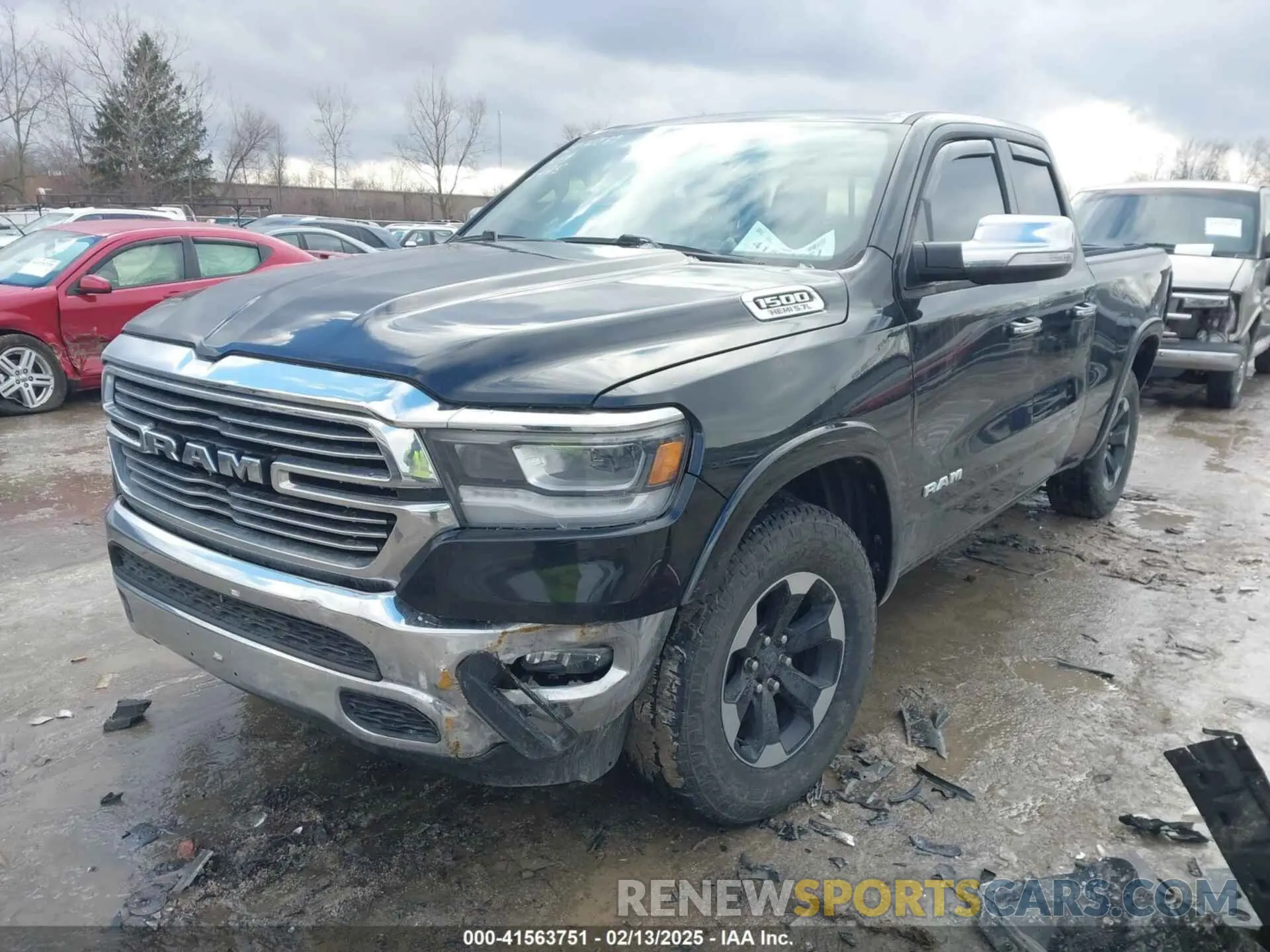2 Photograph of a damaged car 1C6SRFDT6KN869740 RAM 1500 2019