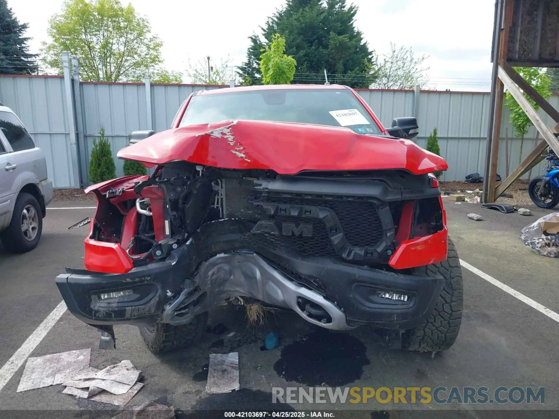 12 Photograph of a damaged car 1C6SRFET2KN599078 RAM 1500 2019