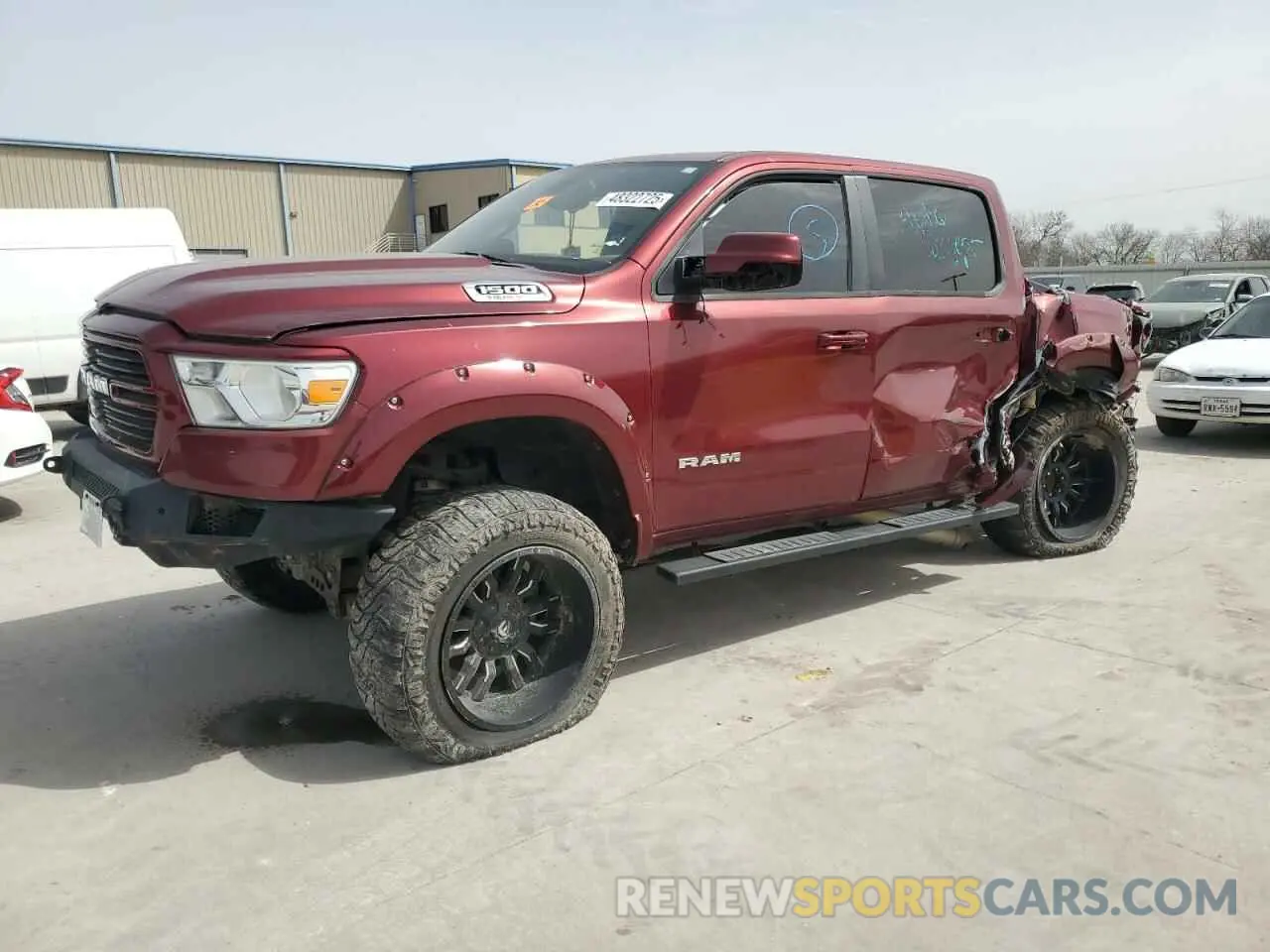 1 Фотография поврежденного автомобиля 1C6SRFFT0KN554896 RAM 1500 2019