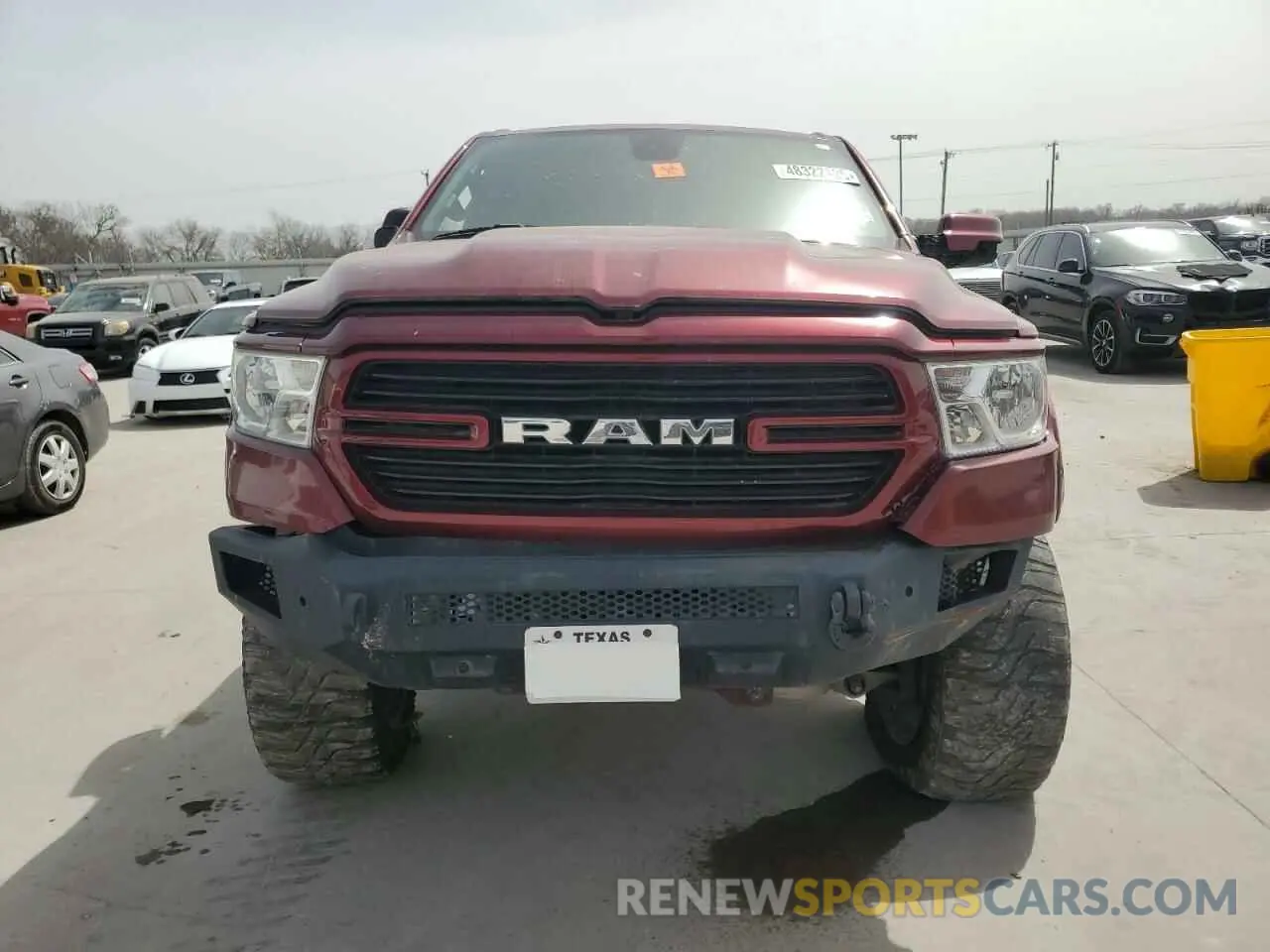5 Фотография поврежденного автомобиля 1C6SRFFT0KN554896 RAM 1500 2019