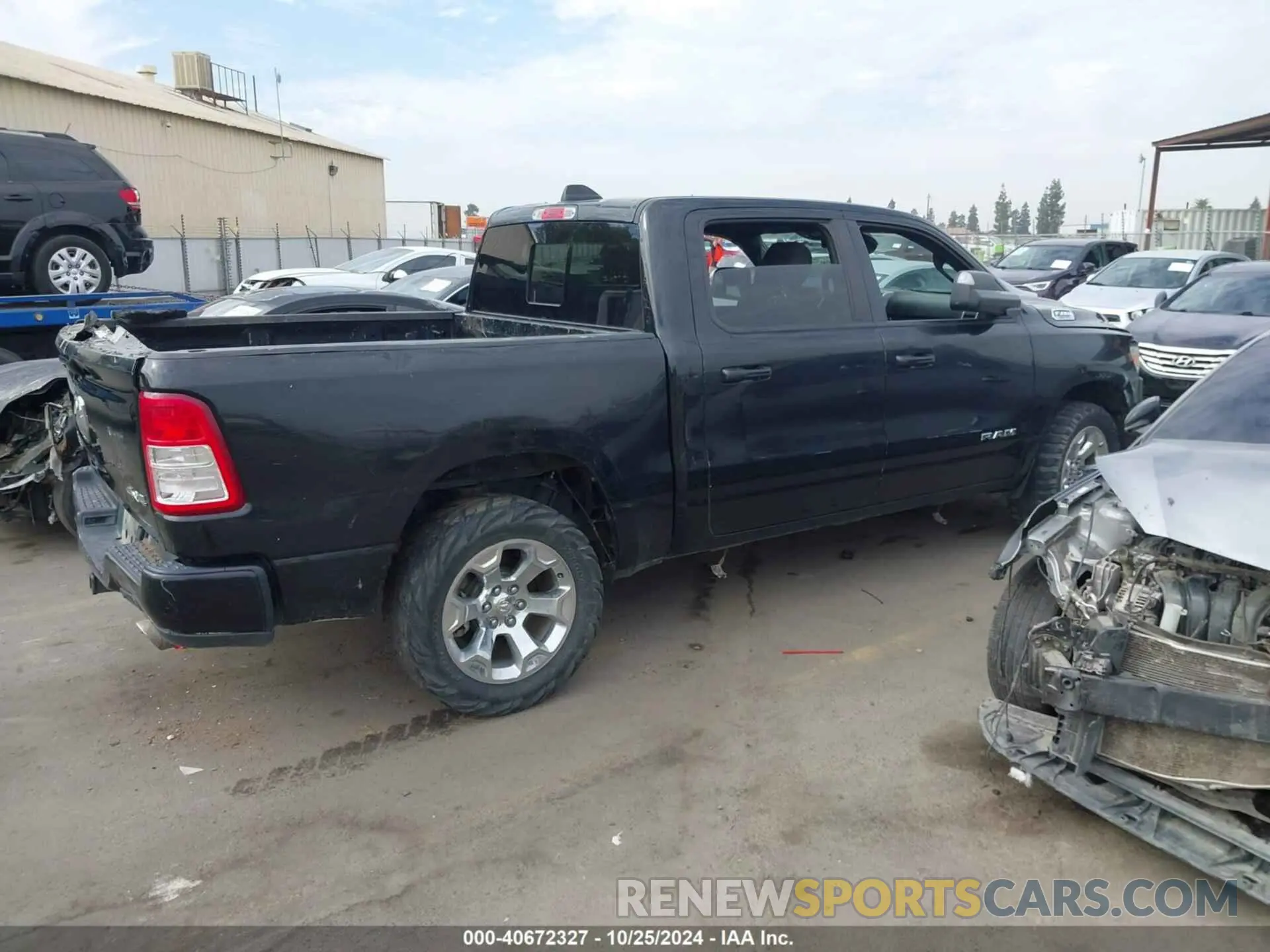 13 Фотография поврежденного автомобиля 1C6SRFFT0KN804461 RAM 1500 2019