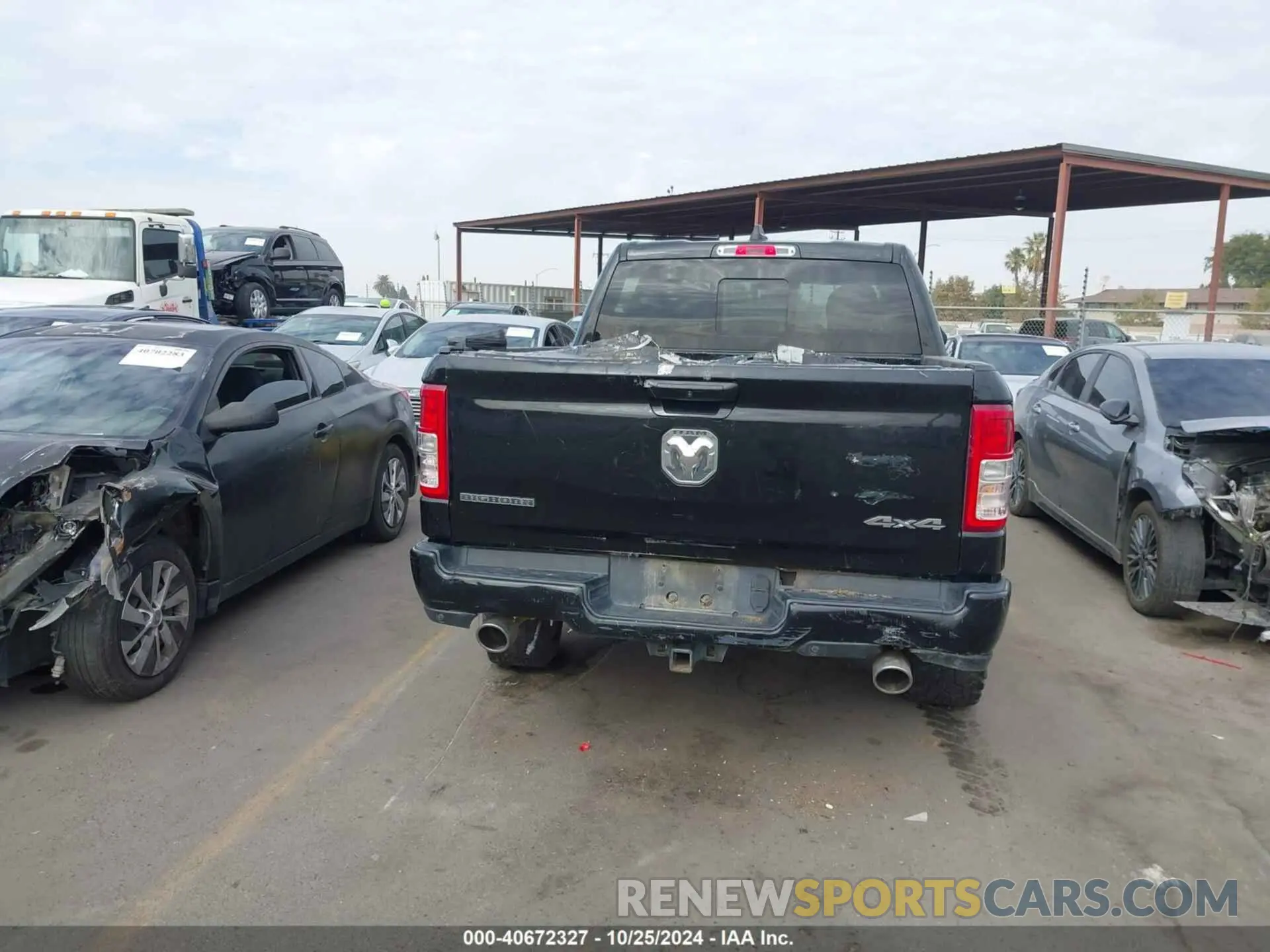 16 Фотография поврежденного автомобиля 1C6SRFFT0KN804461 RAM 1500 2019