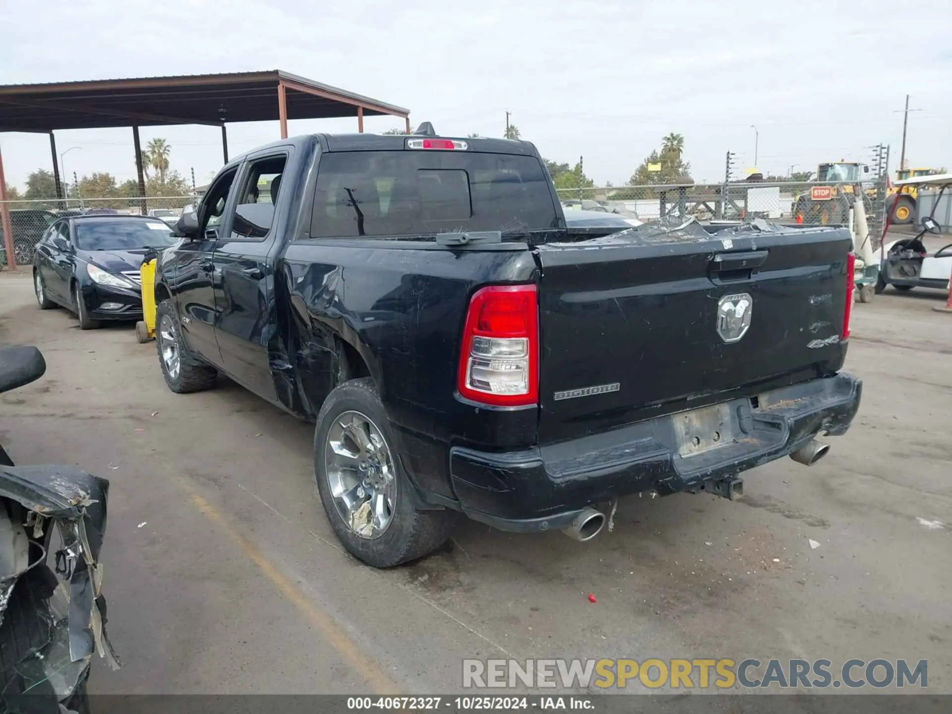 3 Фотография поврежденного автомобиля 1C6SRFFT0KN804461 RAM 1500 2019