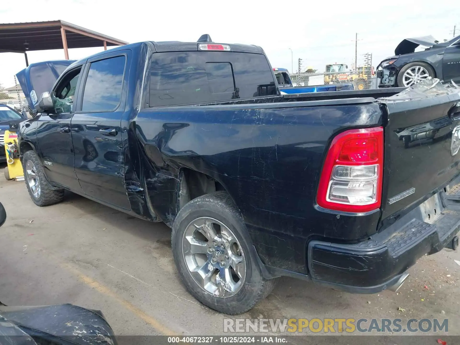 6 Фотография поврежденного автомобиля 1C6SRFFT0KN804461 RAM 1500 2019