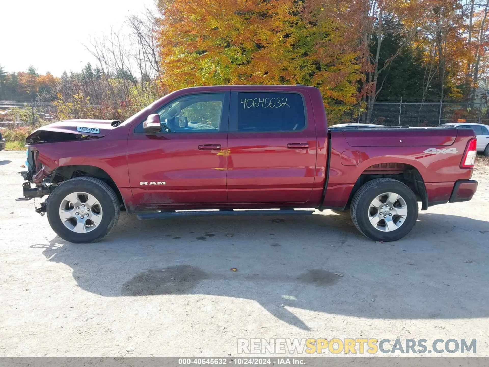 14 Photograph of a damaged car 1C6SRFFT0KN888782 RAM 1500 2019