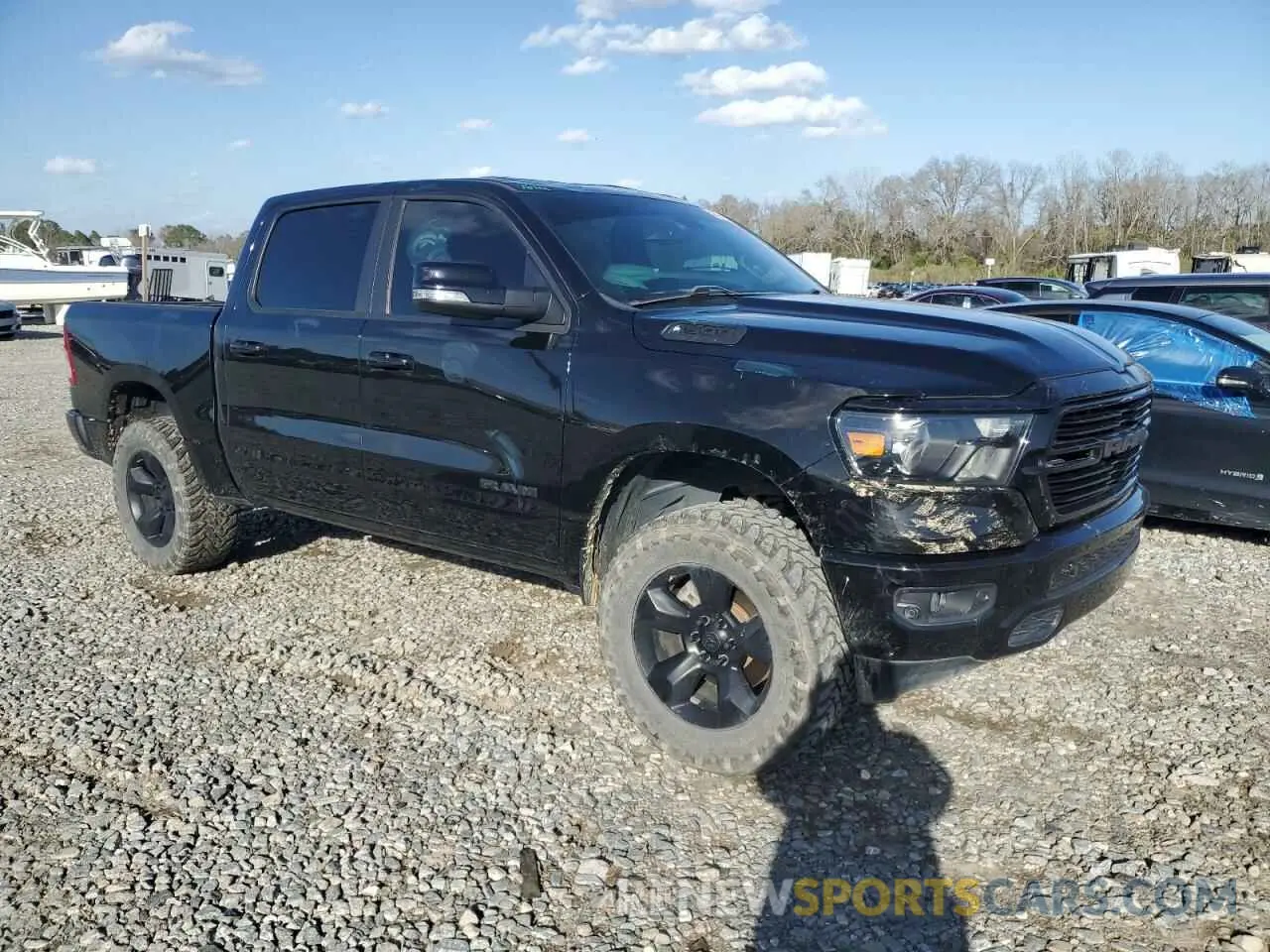 4 Фотография поврежденного автомобиля 1C6SRFFT1KN708855 RAM 1500 2019