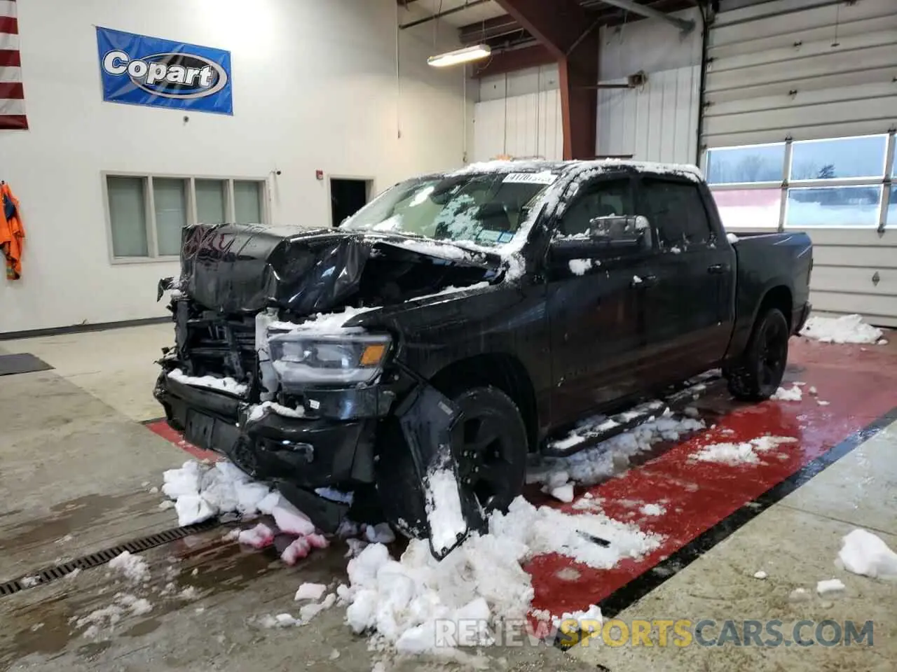 1 Фотография поврежденного автомобиля 1C6SRFFT1KN804307 RAM 1500 2019