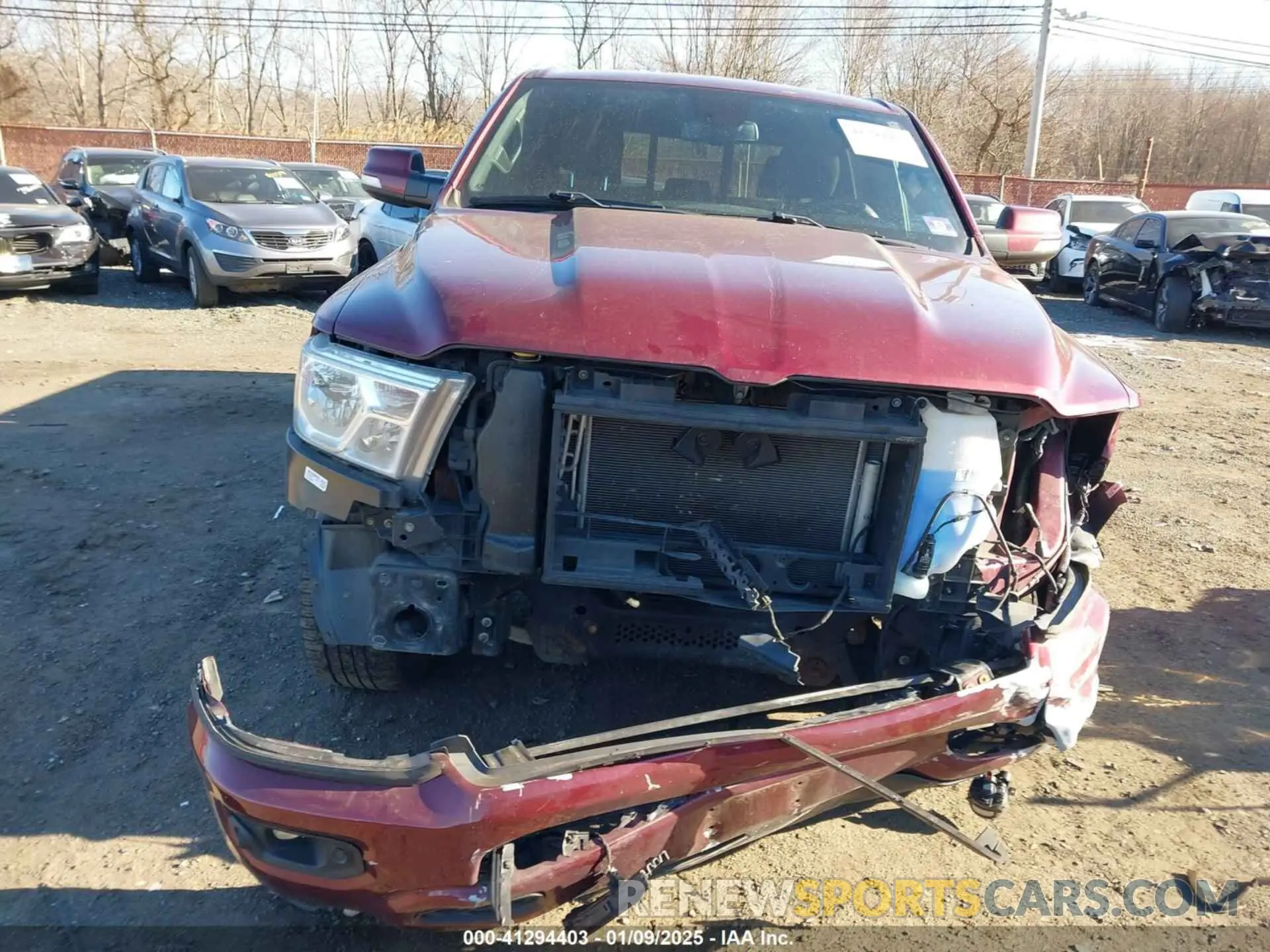 12 Фотография поврежденного автомобиля 1C6SRFFT2KN647936 RAM 1500 2019