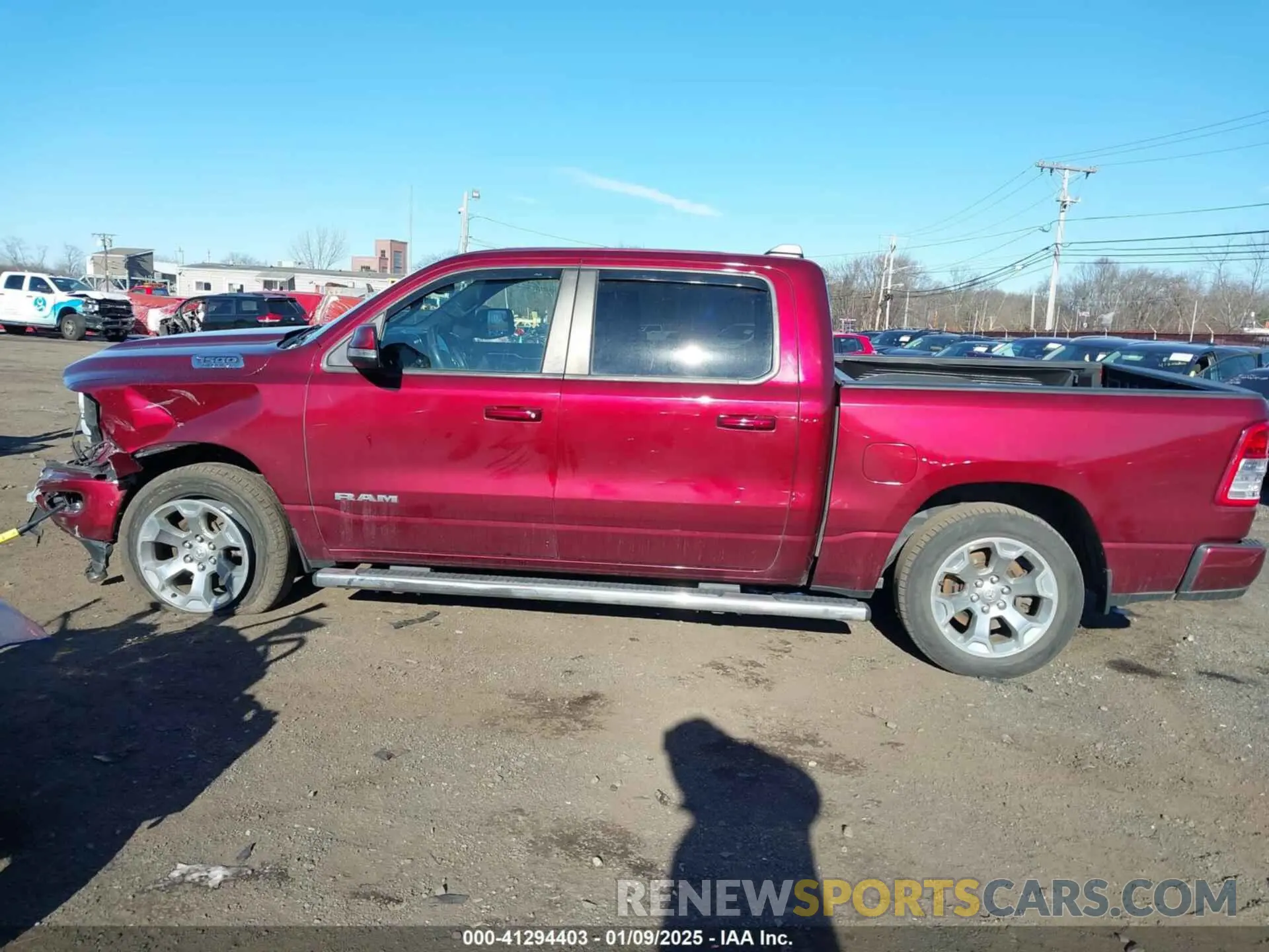 14 Фотография поврежденного автомобиля 1C6SRFFT2KN647936 RAM 1500 2019