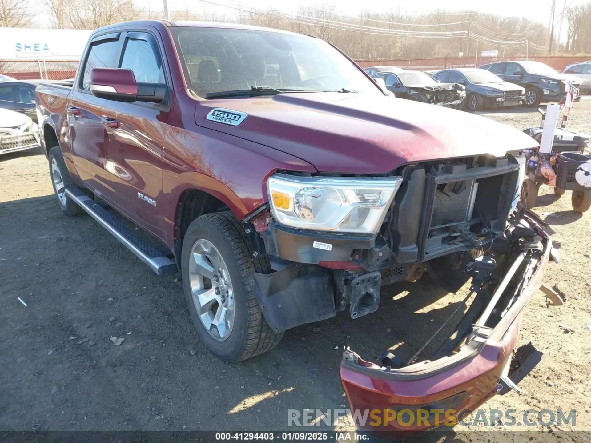 20 Фотография поврежденного автомобиля 1C6SRFFT2KN647936 RAM 1500 2019