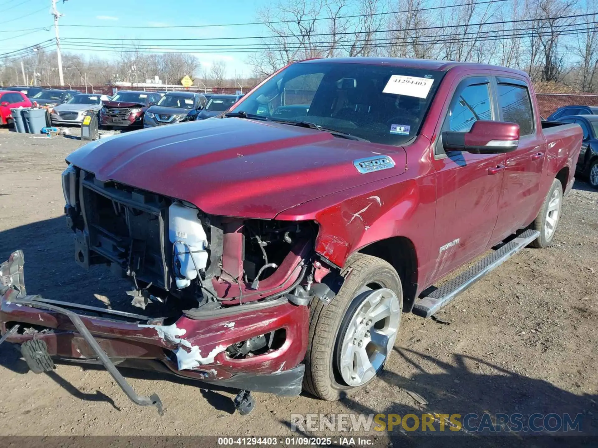 21 Фотография поврежденного автомобиля 1C6SRFFT2KN647936 RAM 1500 2019