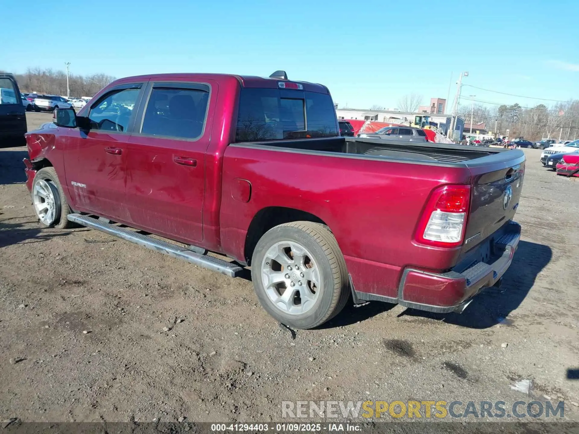 3 Фотография поврежденного автомобиля 1C6SRFFT2KN647936 RAM 1500 2019