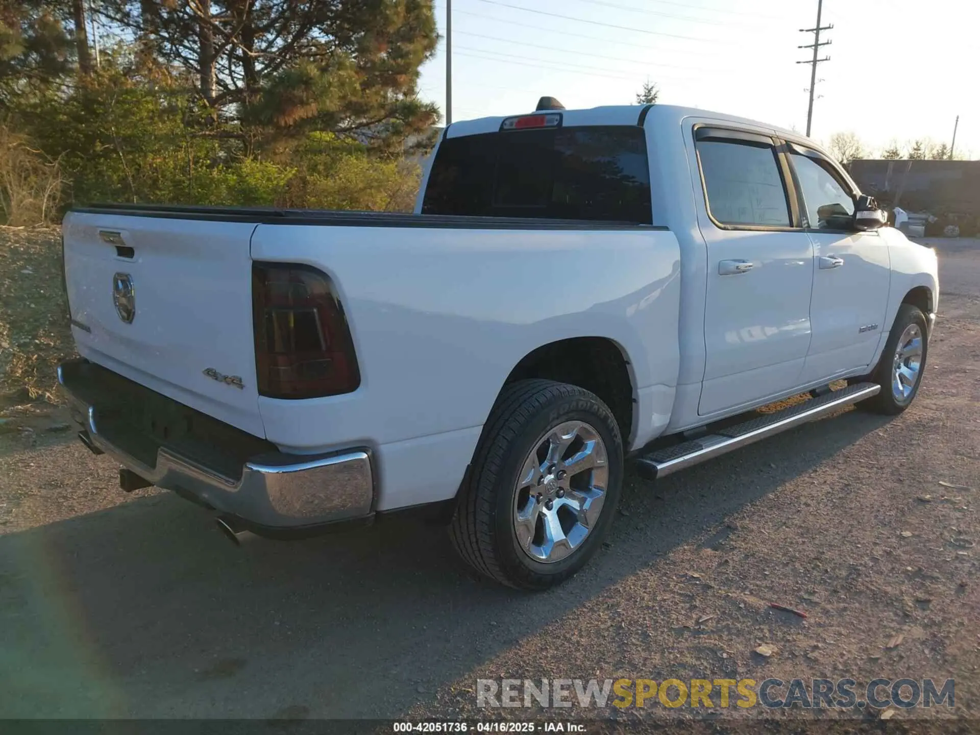 4 Фотография поврежденного автомобиля 1C6SRFFT2KN659701 RAM 1500 2019