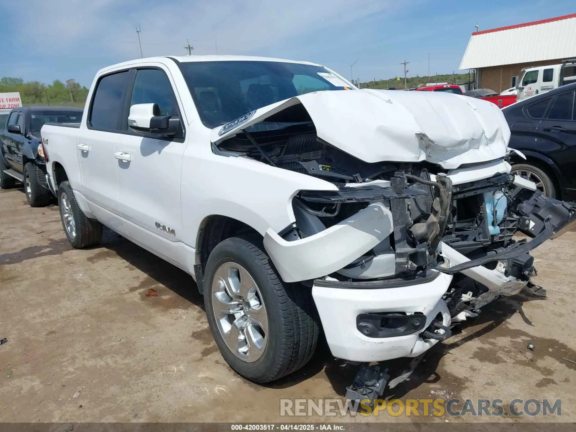 1 Фотография поврежденного автомобиля 1C6SRFFT2KN712008 RAM 1500 2019