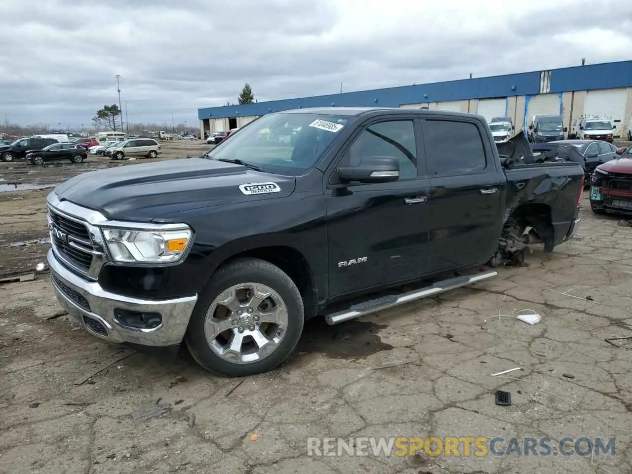 1 Фотография поврежденного автомобиля 1C6SRFFT2KN908059 RAM 1500 2019