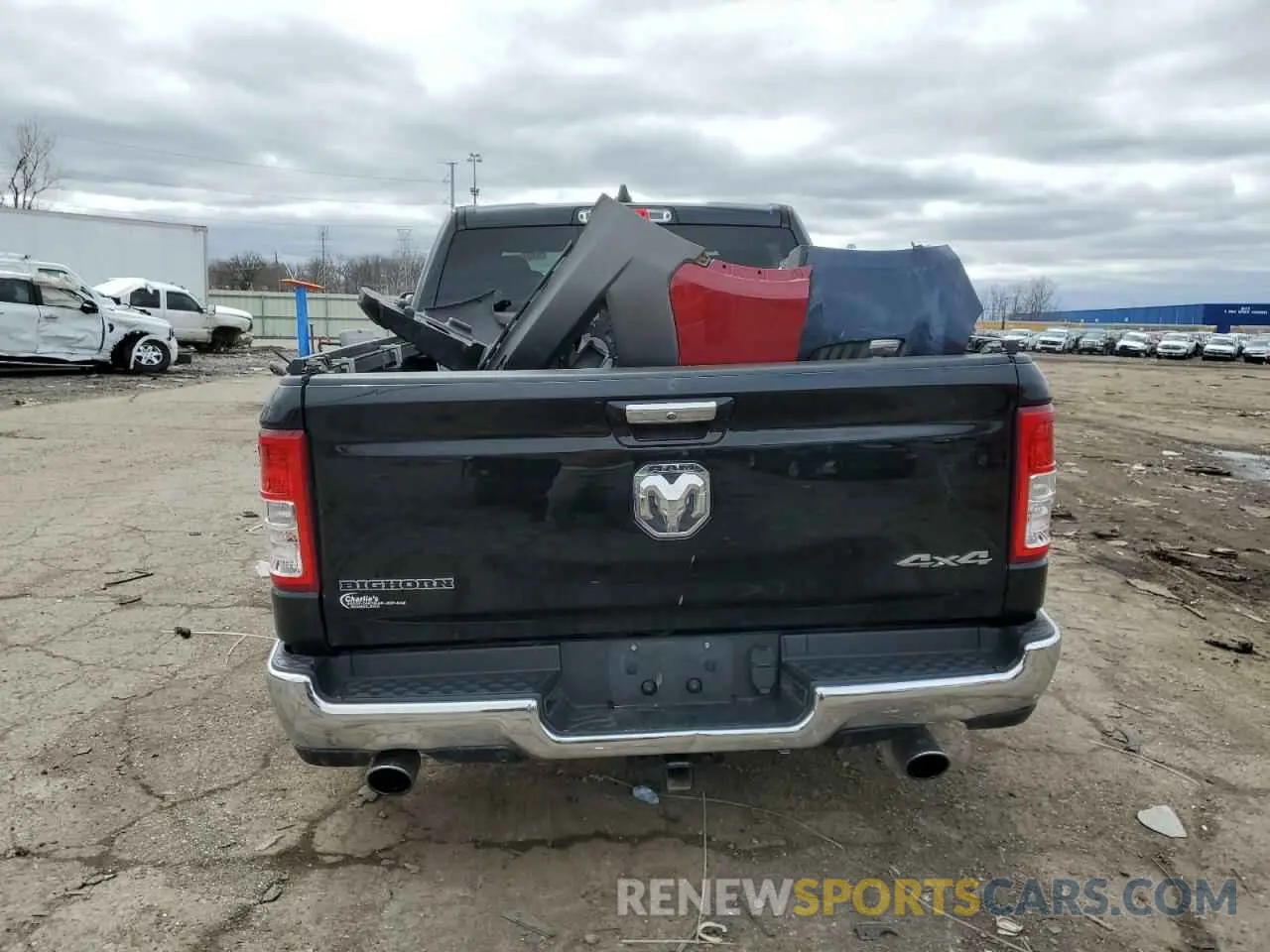 6 Фотография поврежденного автомобиля 1C6SRFFT2KN908059 RAM 1500 2019