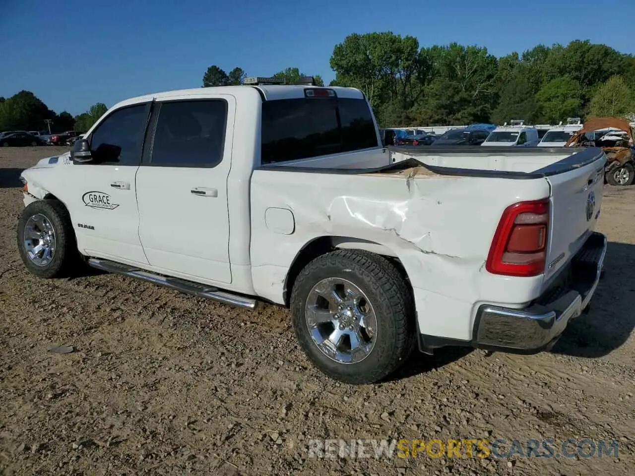 2 Фотография поврежденного автомобиля 1C6SRFFT3KN702992 RAM 1500 2019