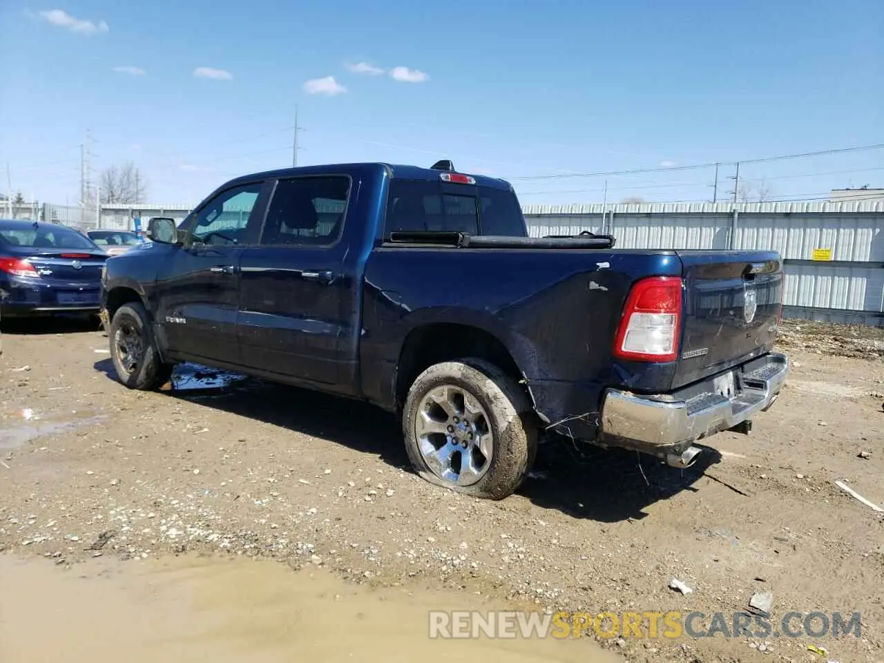 2 Photograph of a damaged car 1C6SRFFT3KN895368 RAM 1500 2019