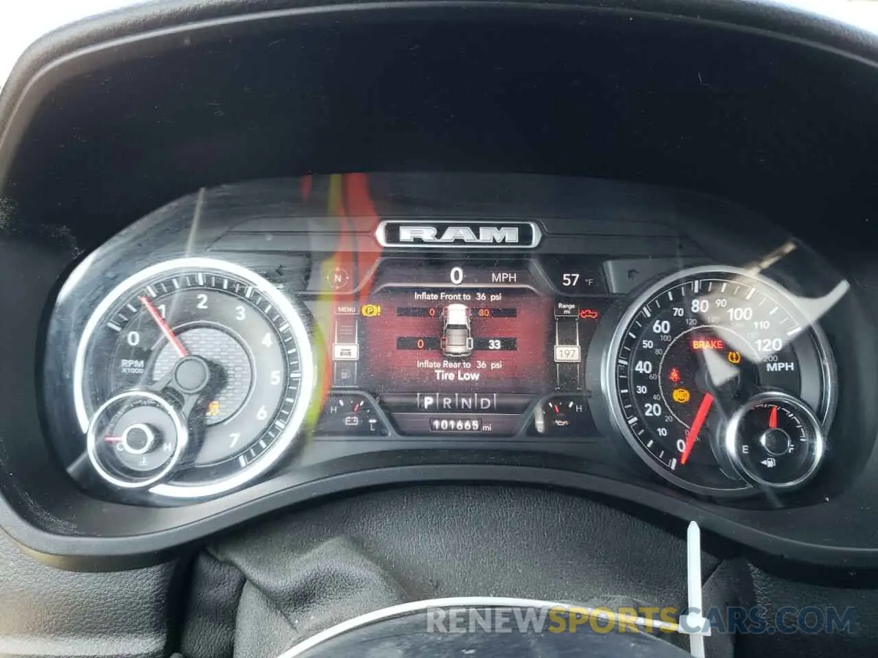 9 Photograph of a damaged car 1C6SRFFT3KN895368 RAM 1500 2019