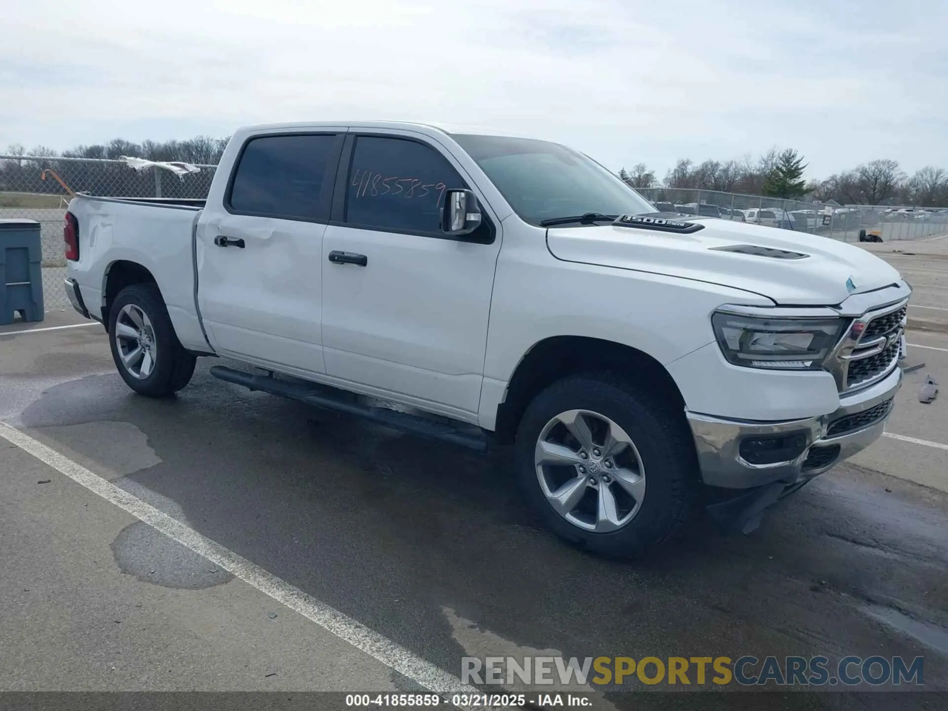 1 Photograph of a damaged car 1C6SRFFT4KN779807 RAM 1500 2019