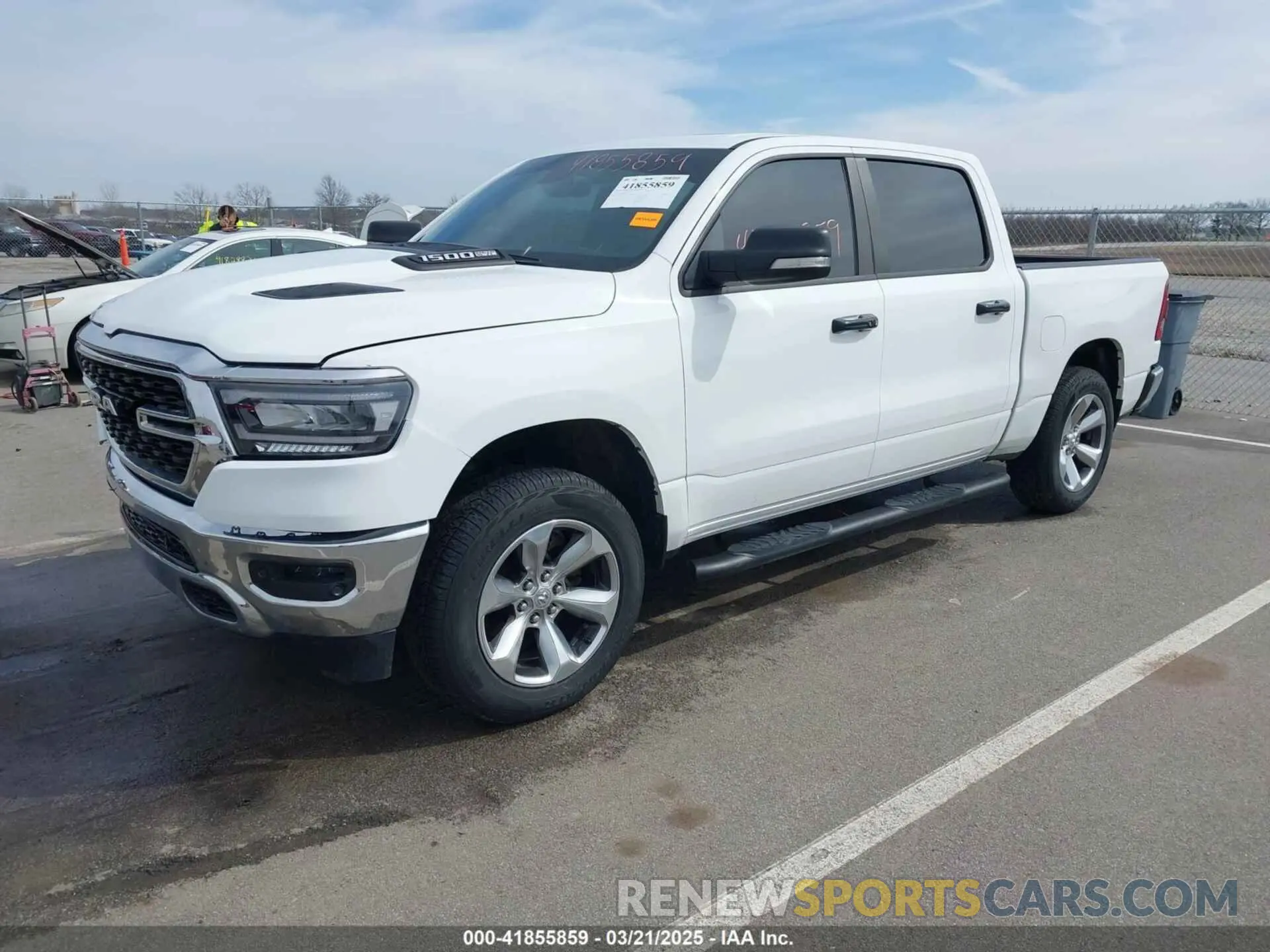2 Photograph of a damaged car 1C6SRFFT4KN779807 RAM 1500 2019