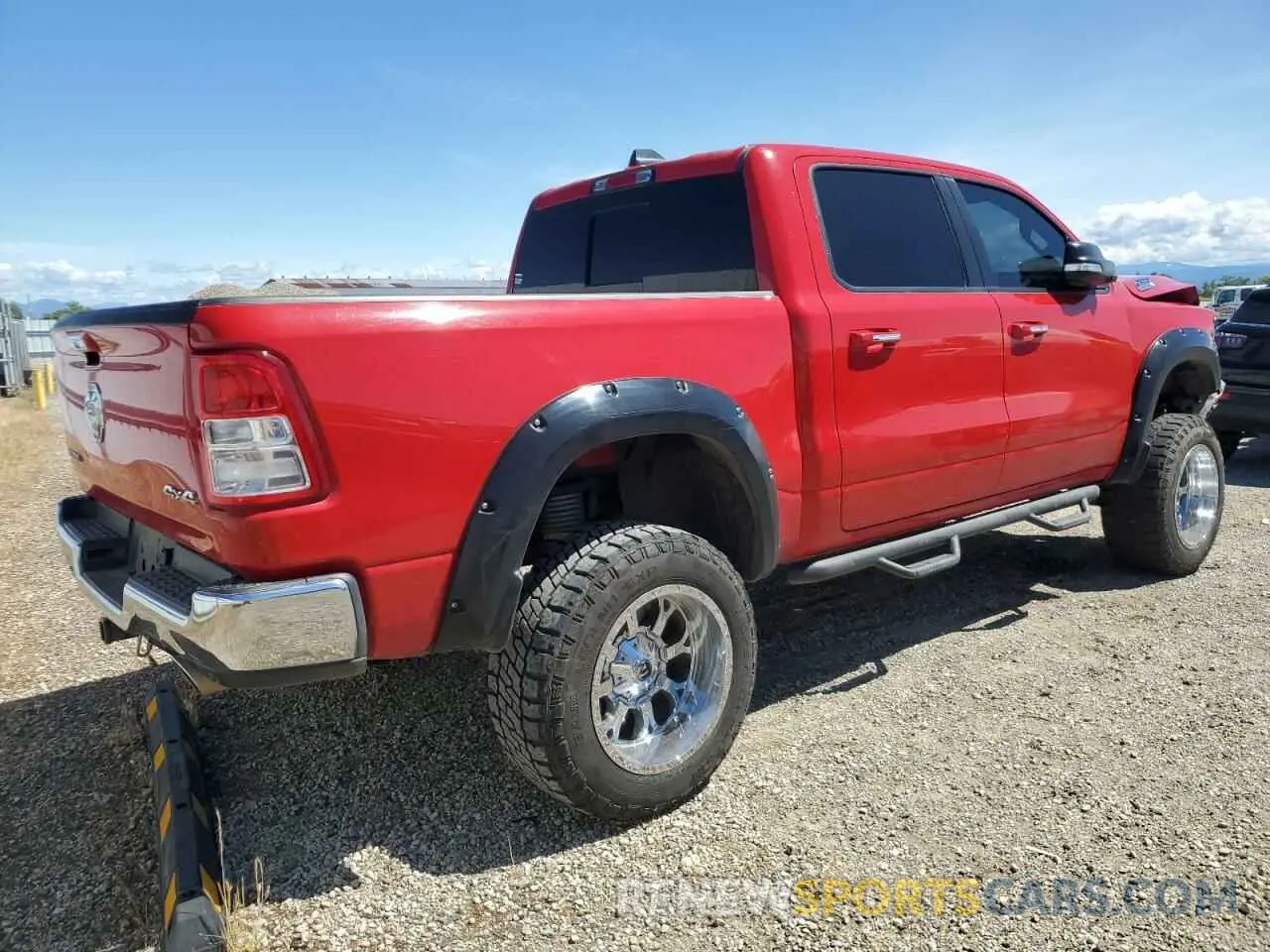 3 Photograph of a damaged car 1C6SRFFT4KN842212 RAM 1500 2019