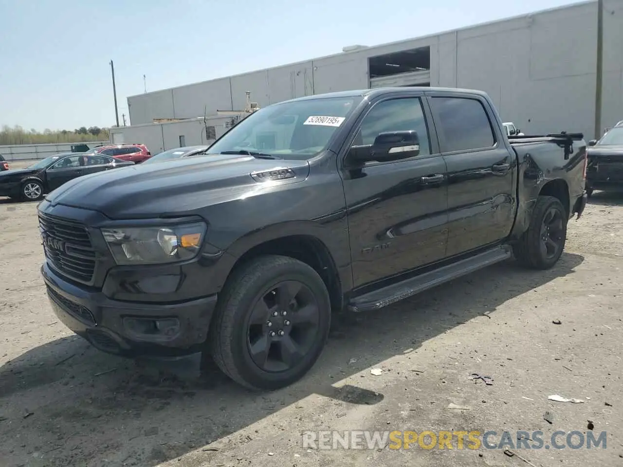 1 Photograph of a damaged car 1C6SRFFT4KN899445 RAM 1500 2019
