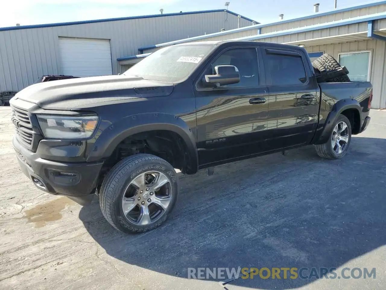 1 Photograph of a damaged car 1C6SRFFT5KN621556 RAM 1500 2019
