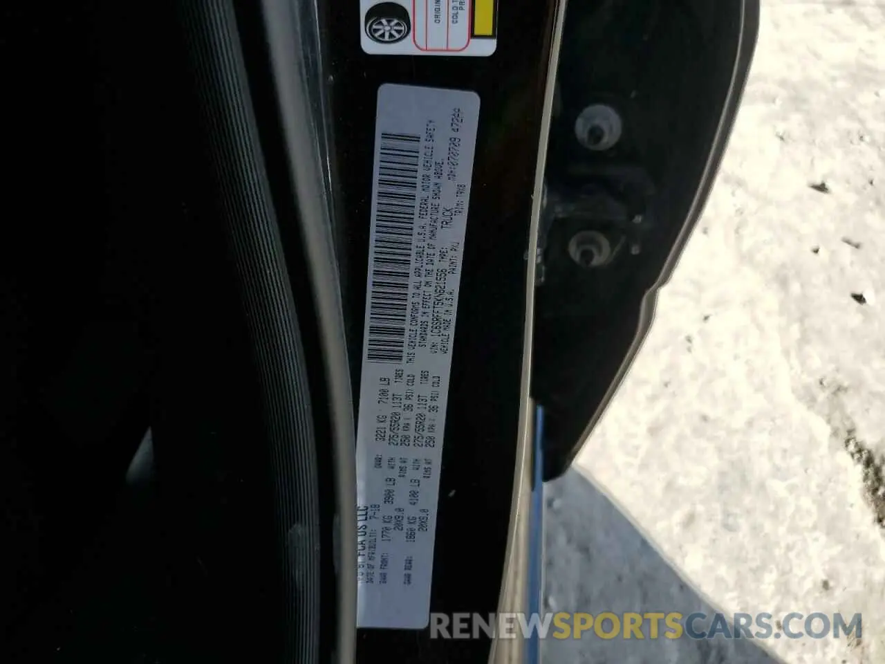 15 Photograph of a damaged car 1C6SRFFT5KN621556 RAM 1500 2019