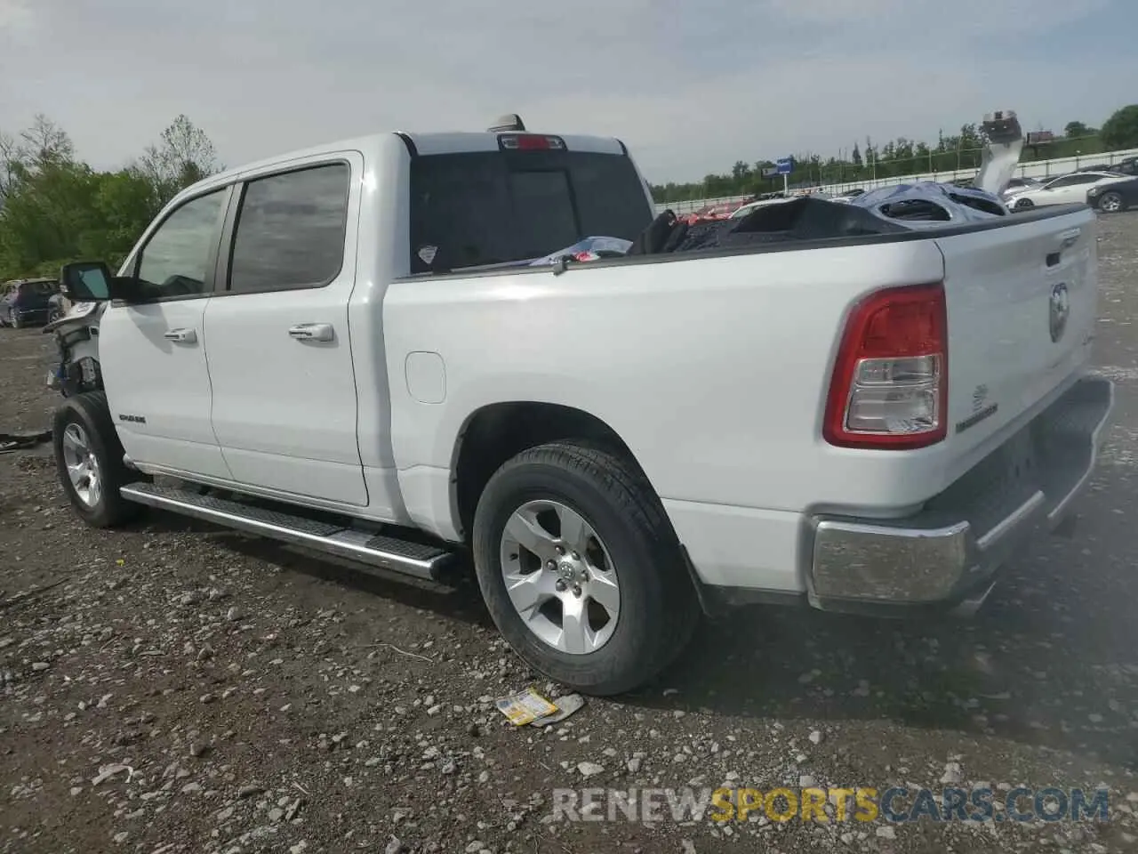 2 Photograph of a damaged car 1C6SRFFT5KN716201 RAM 1500 2019