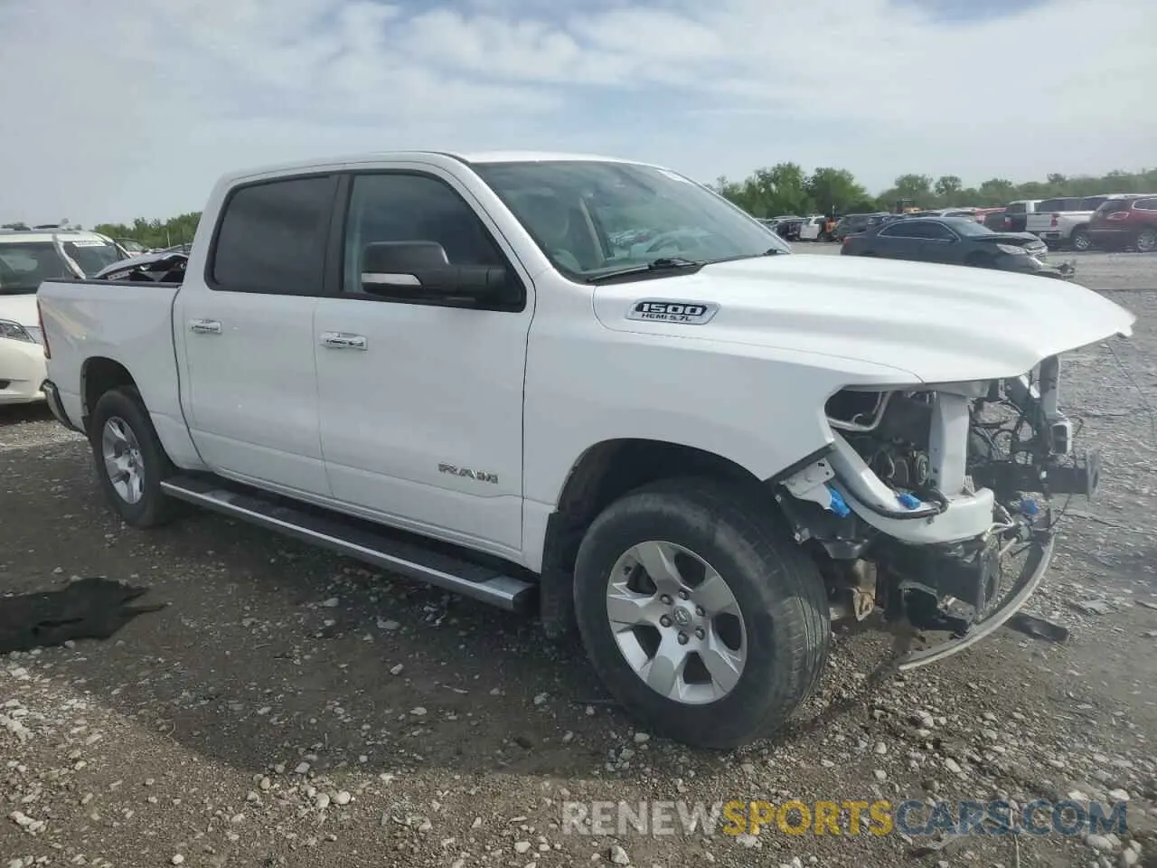 4 Photograph of a damaged car 1C6SRFFT5KN716201 RAM 1500 2019