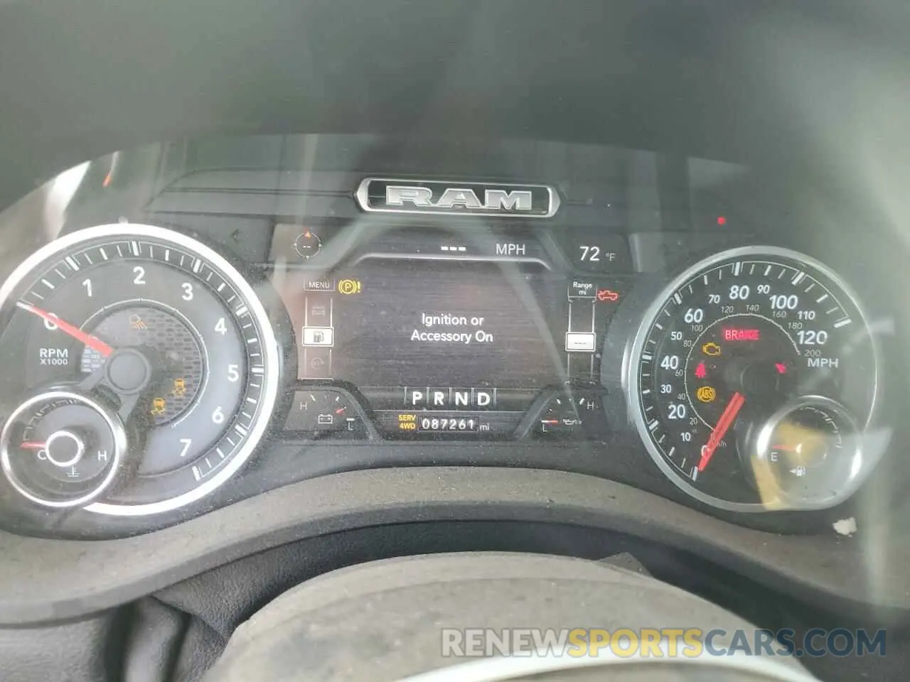 9 Photograph of a damaged car 1C6SRFFT5KN716201 RAM 1500 2019
