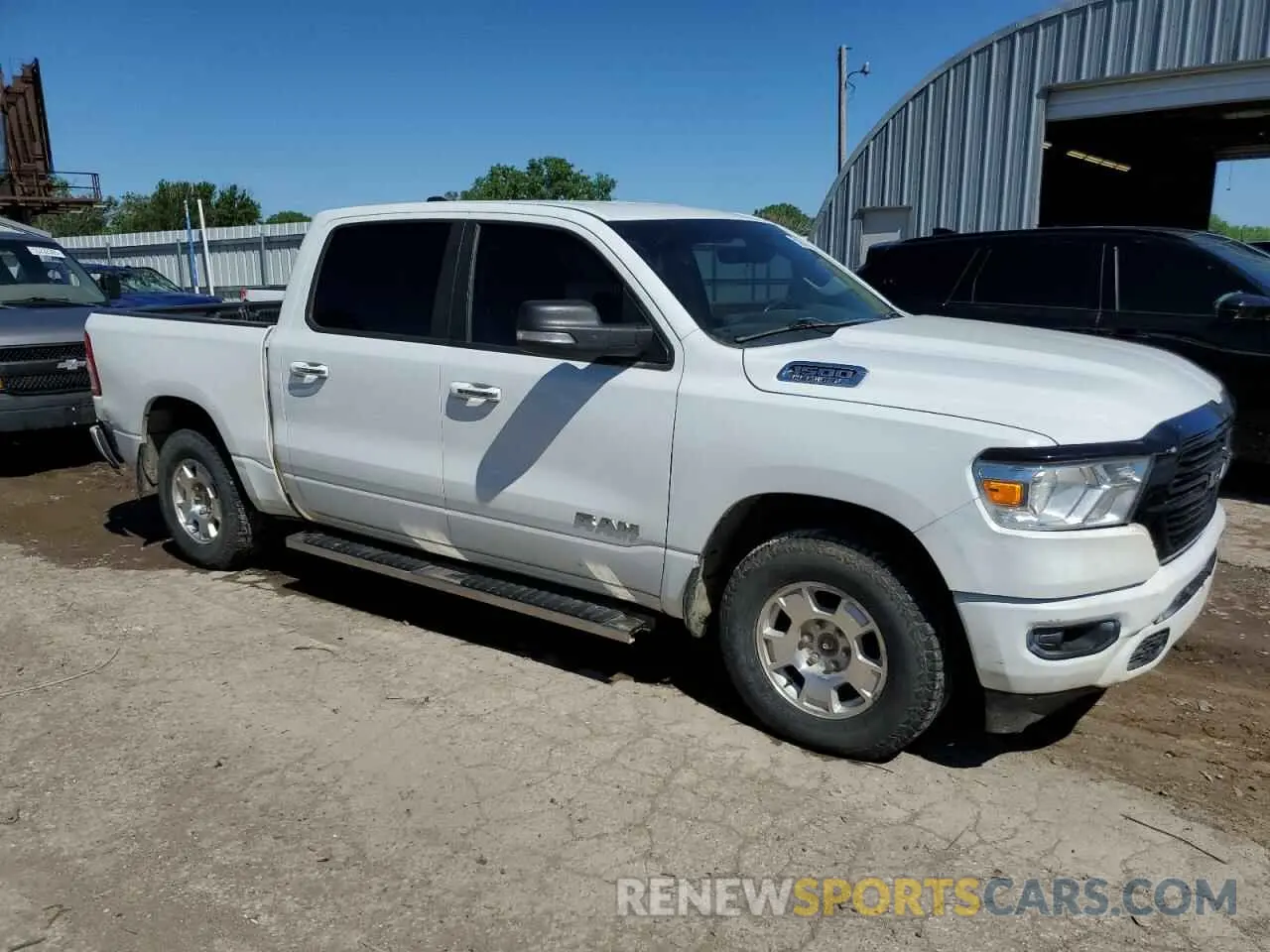 4 Фотография поврежденного автомобиля 1C6SRFFT5KN910792 RAM 1500 2019
