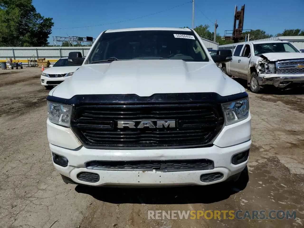 5 Фотография поврежденного автомобиля 1C6SRFFT5KN910792 RAM 1500 2019