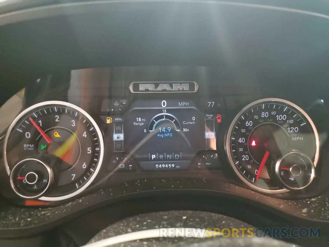 9 Photograph of a damaged car 1C6SRFFT6KN802438 RAM 1500 2019