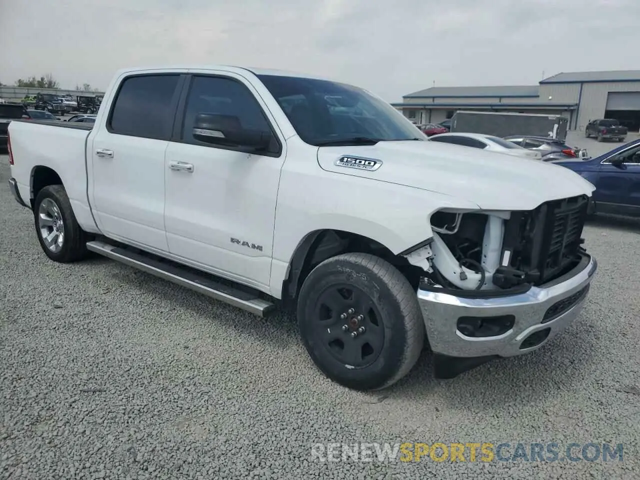4 Фотография поврежденного автомобиля 1C6SRFFT6KN895025 RAM 1500 2019