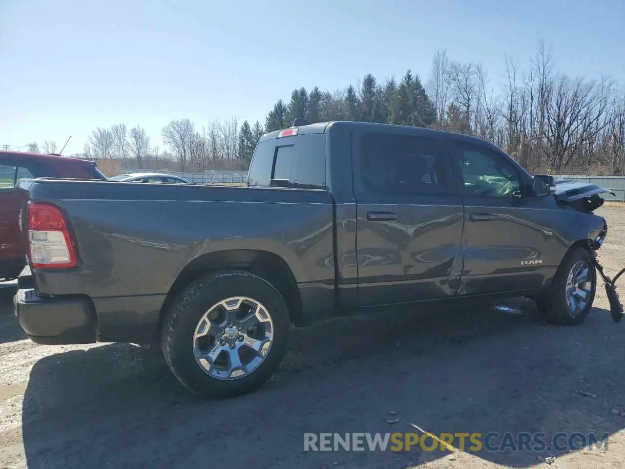 3 Photograph of a damaged car 1C6SRFFT7KN658835 RAM 1500 2019