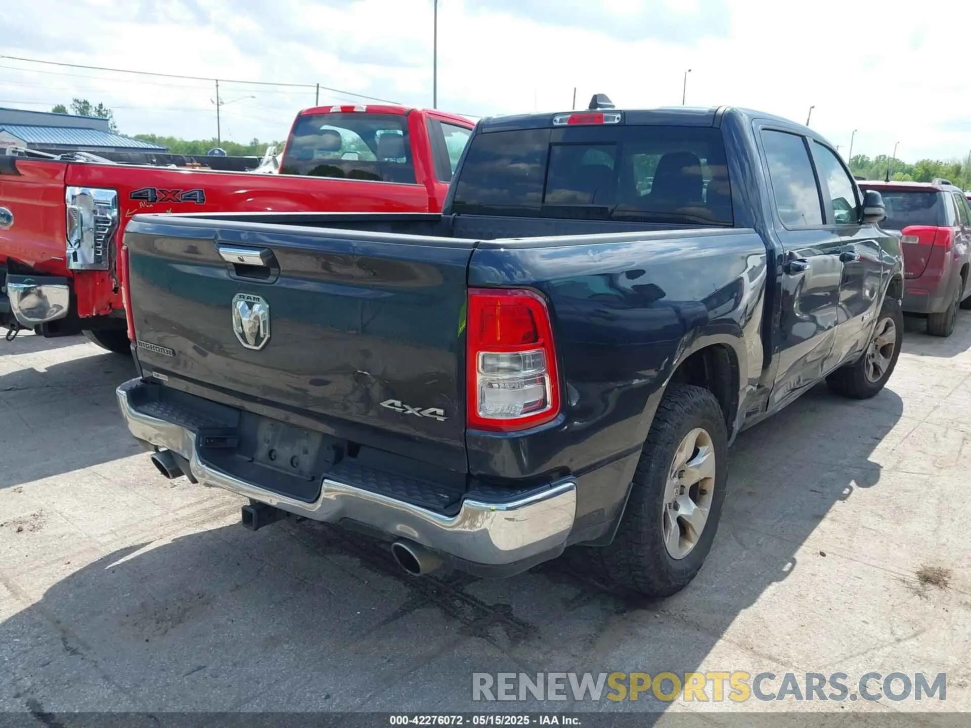 4 Photograph of a damaged car 1C6SRFFT7KN720010 RAM 1500 2019