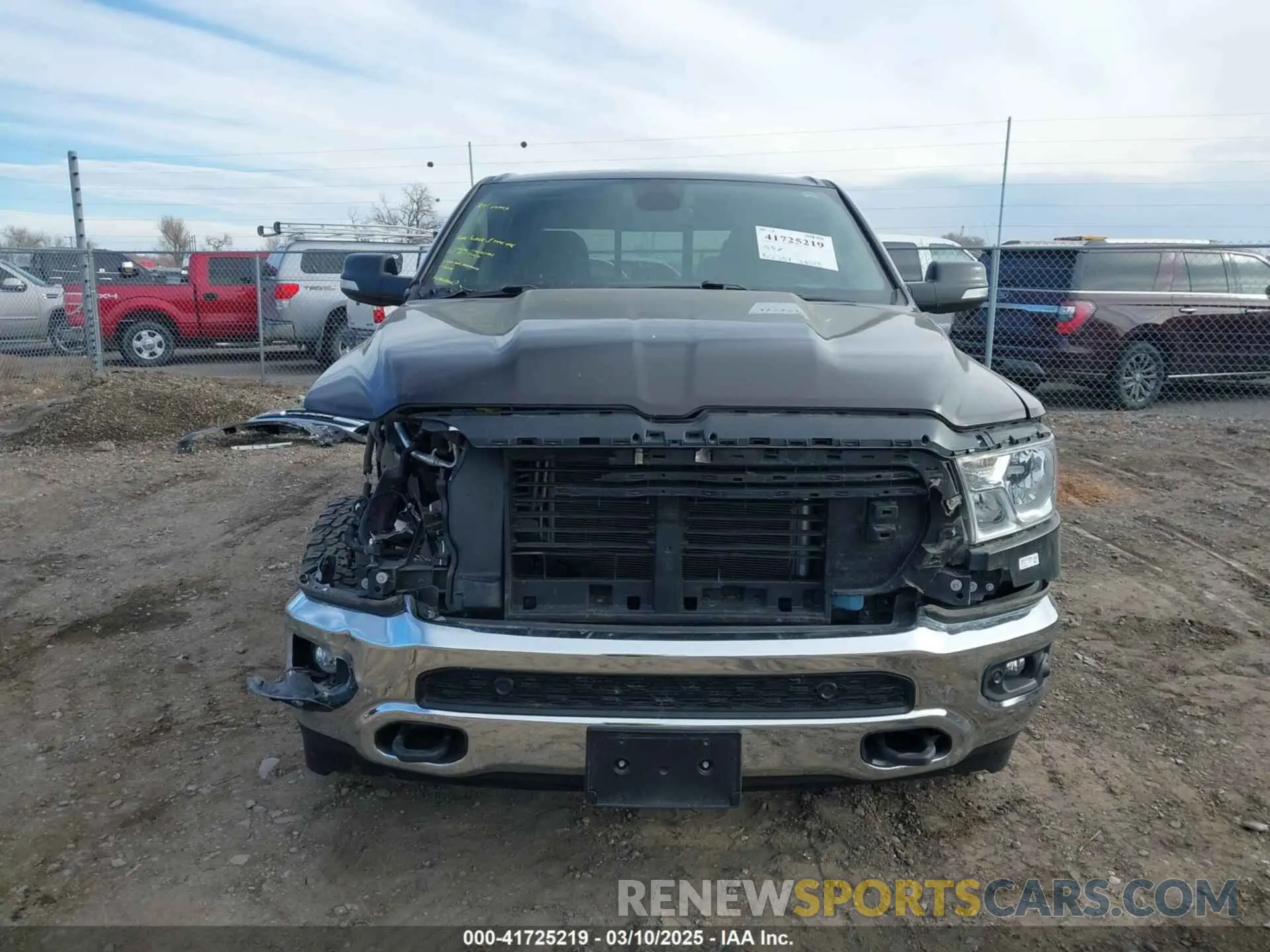 13 Photograph of a damaged car 1C6SRFFT7KN781986 RAM 1500 2019