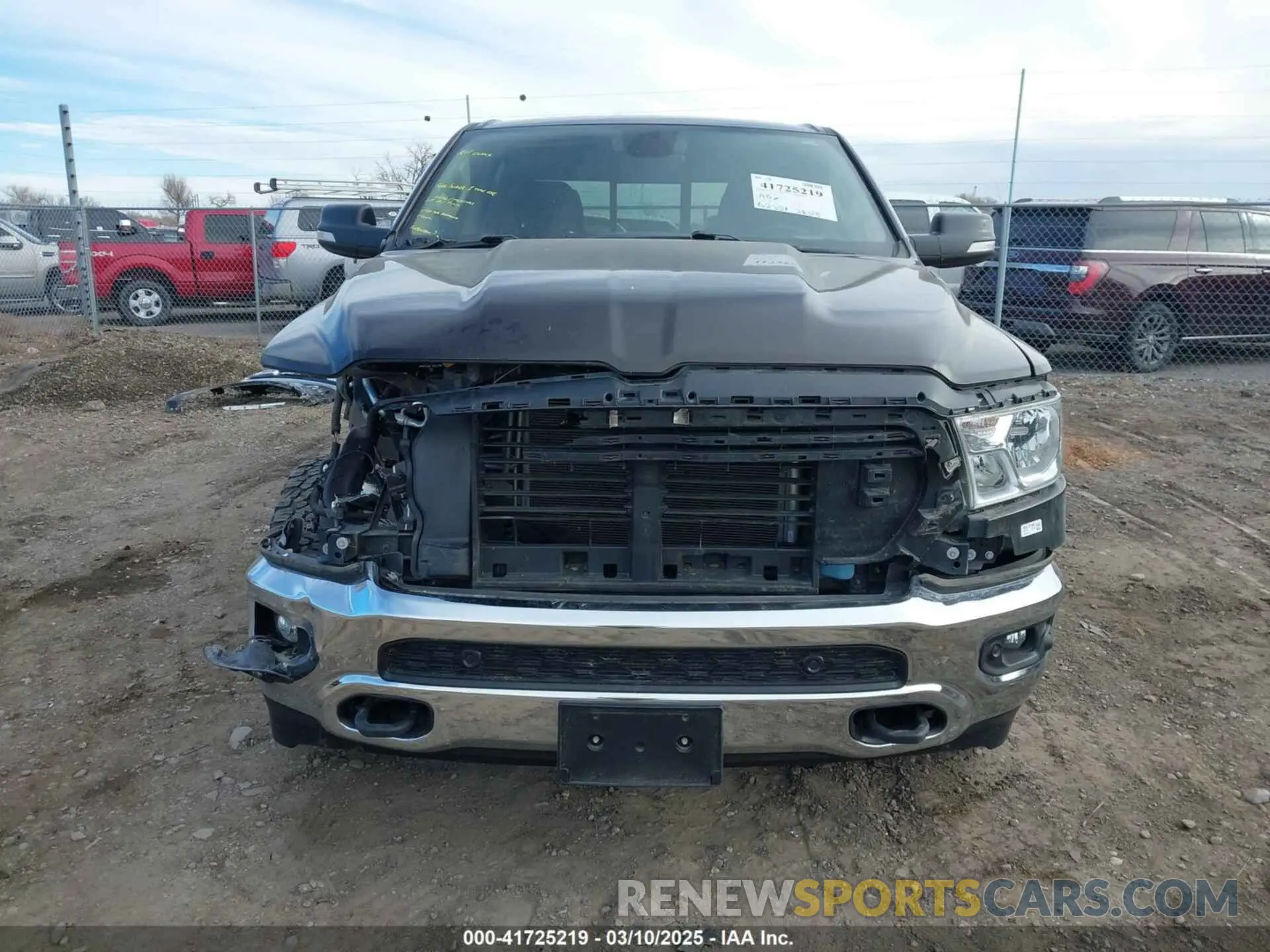 6 Photograph of a damaged car 1C6SRFFT7KN781986 RAM 1500 2019