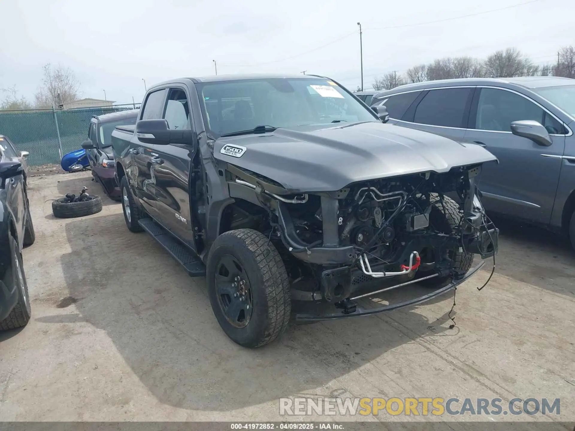 1 Фотография поврежденного автомобиля 1C6SRFFT7KN876256 RAM 1500 2019