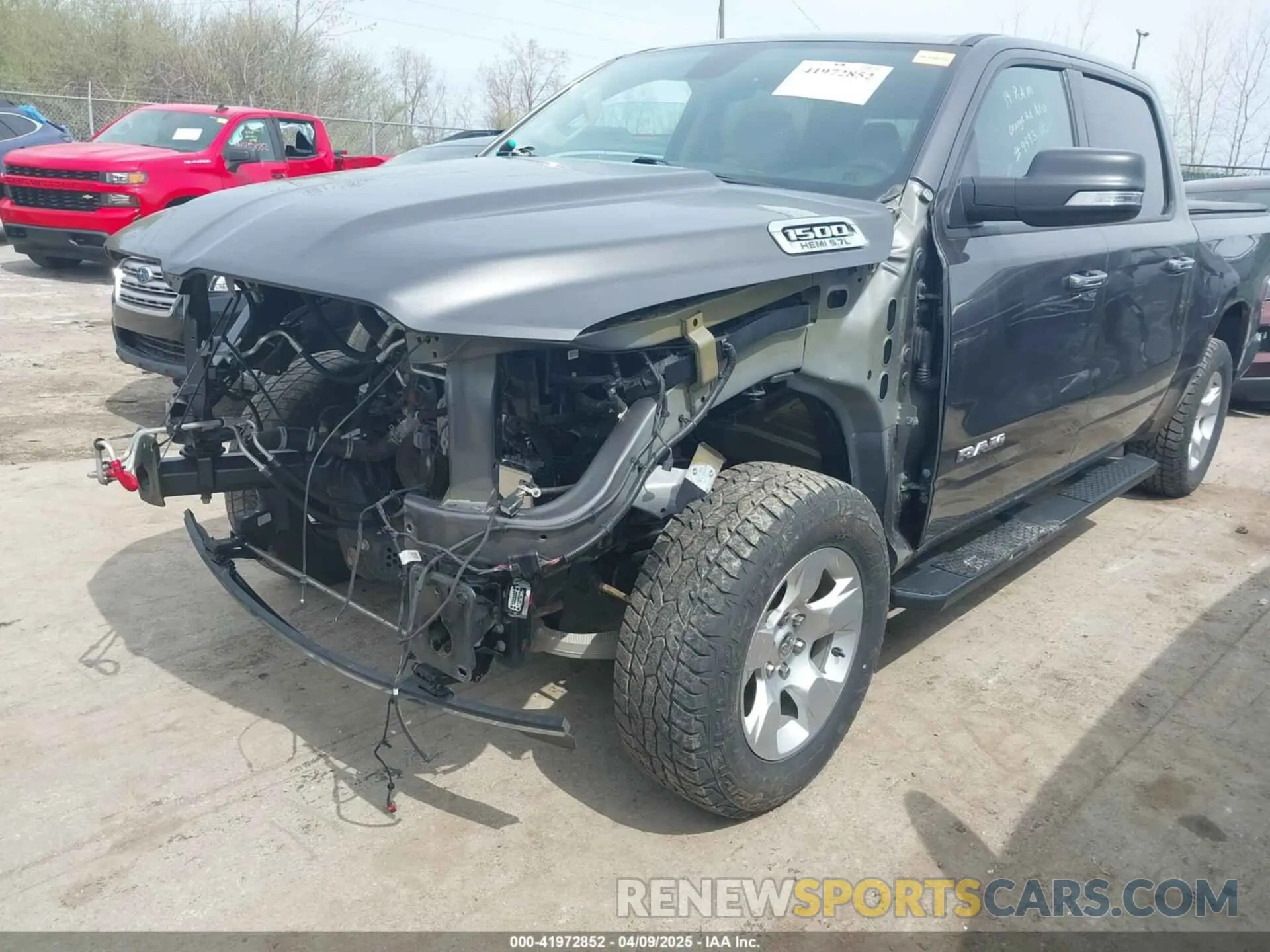 6 Фотография поврежденного автомобиля 1C6SRFFT7KN876256 RAM 1500 2019