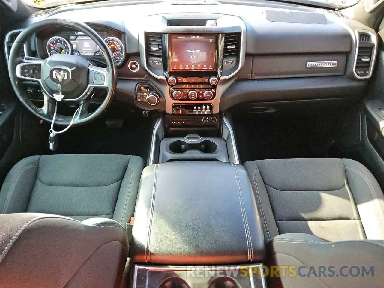 8 Фотография поврежденного автомобиля 1C6SRFFT8KN620112 RAM 1500 2019