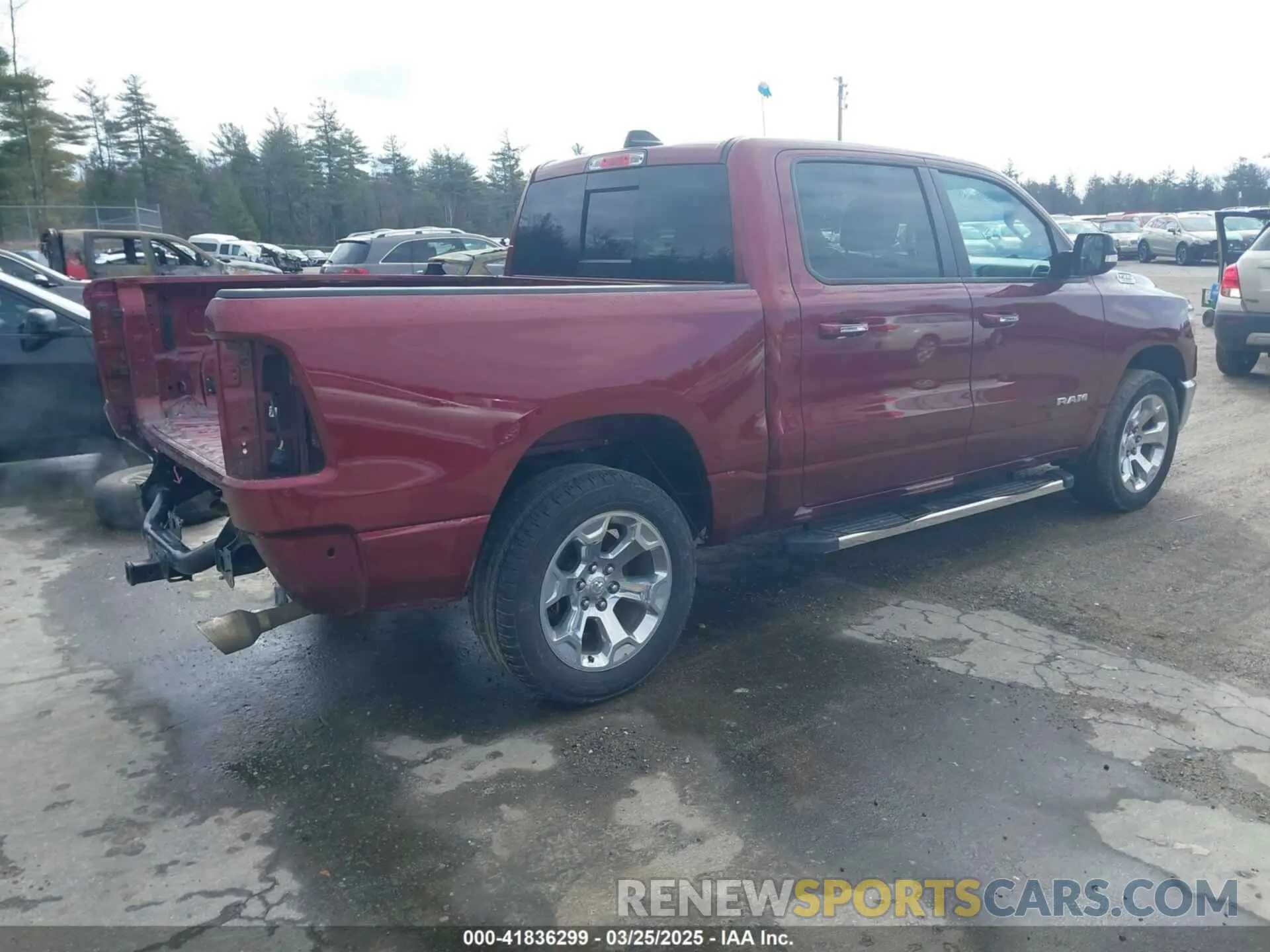 4 Photograph of a damaged car 1C6SRFFT8KN637945 RAM 1500 2019