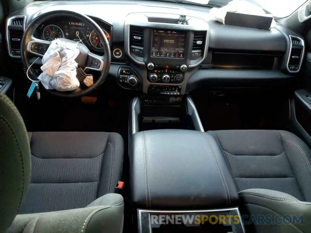 8 Фотография поврежденного автомобиля 1C6SRFFT8KN711784 RAM 1500 2019