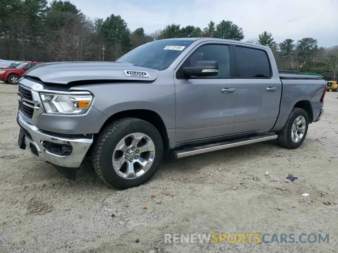 1 Photograph of a damaged car 1C6SRFFT8KN754148 RAM 1500 2019
