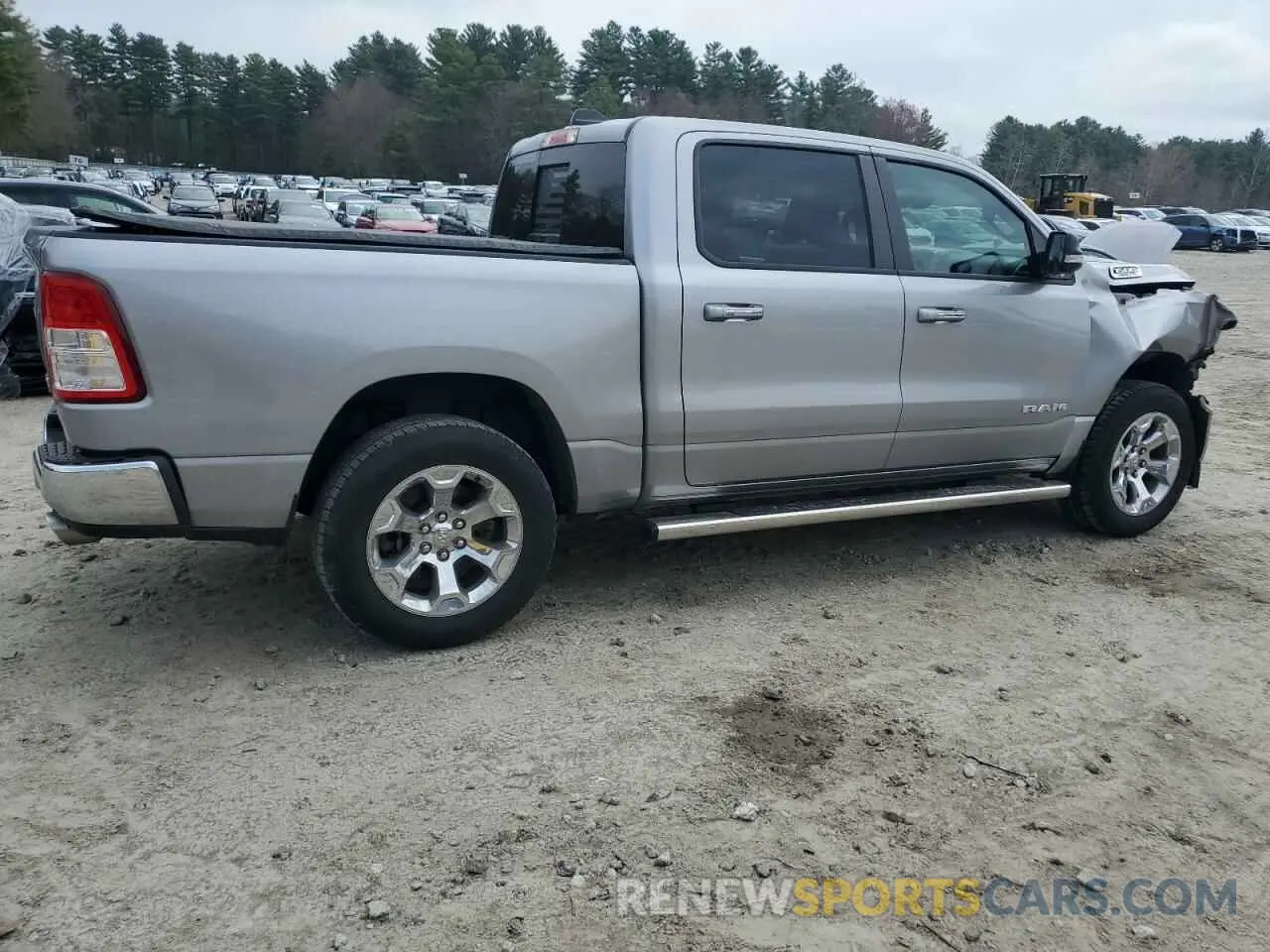 3 Photograph of a damaged car 1C6SRFFT8KN754148 RAM 1500 2019