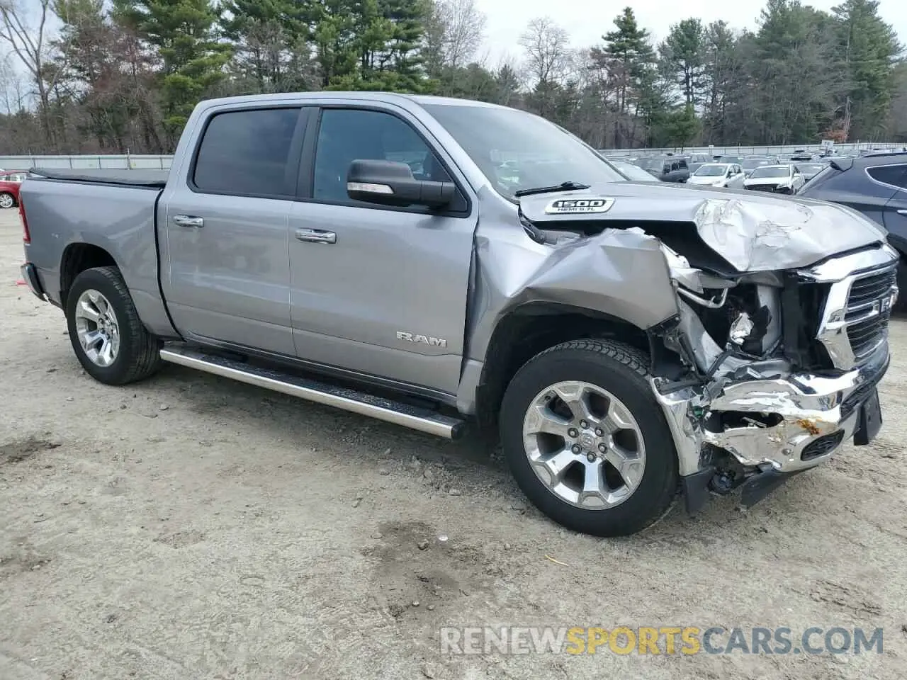 4 Photograph of a damaged car 1C6SRFFT8KN754148 RAM 1500 2019