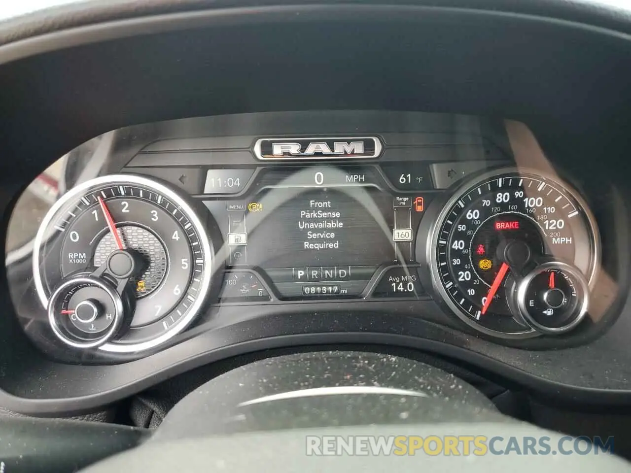 9 Photograph of a damaged car 1C6SRFFT8KN754148 RAM 1500 2019