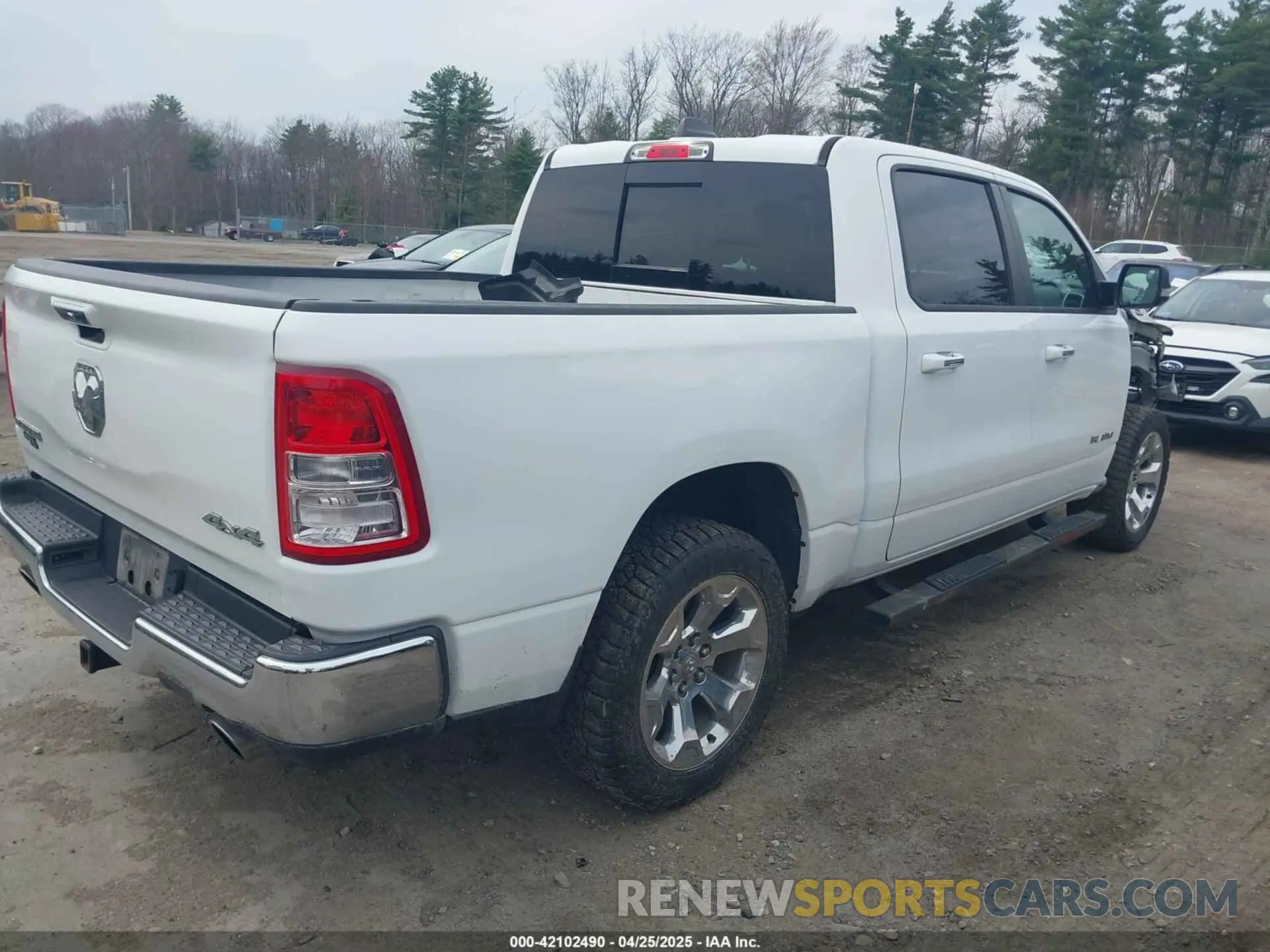 4 Photograph of a damaged car 1C6SRFFT8KN885693 RAM 1500 2019